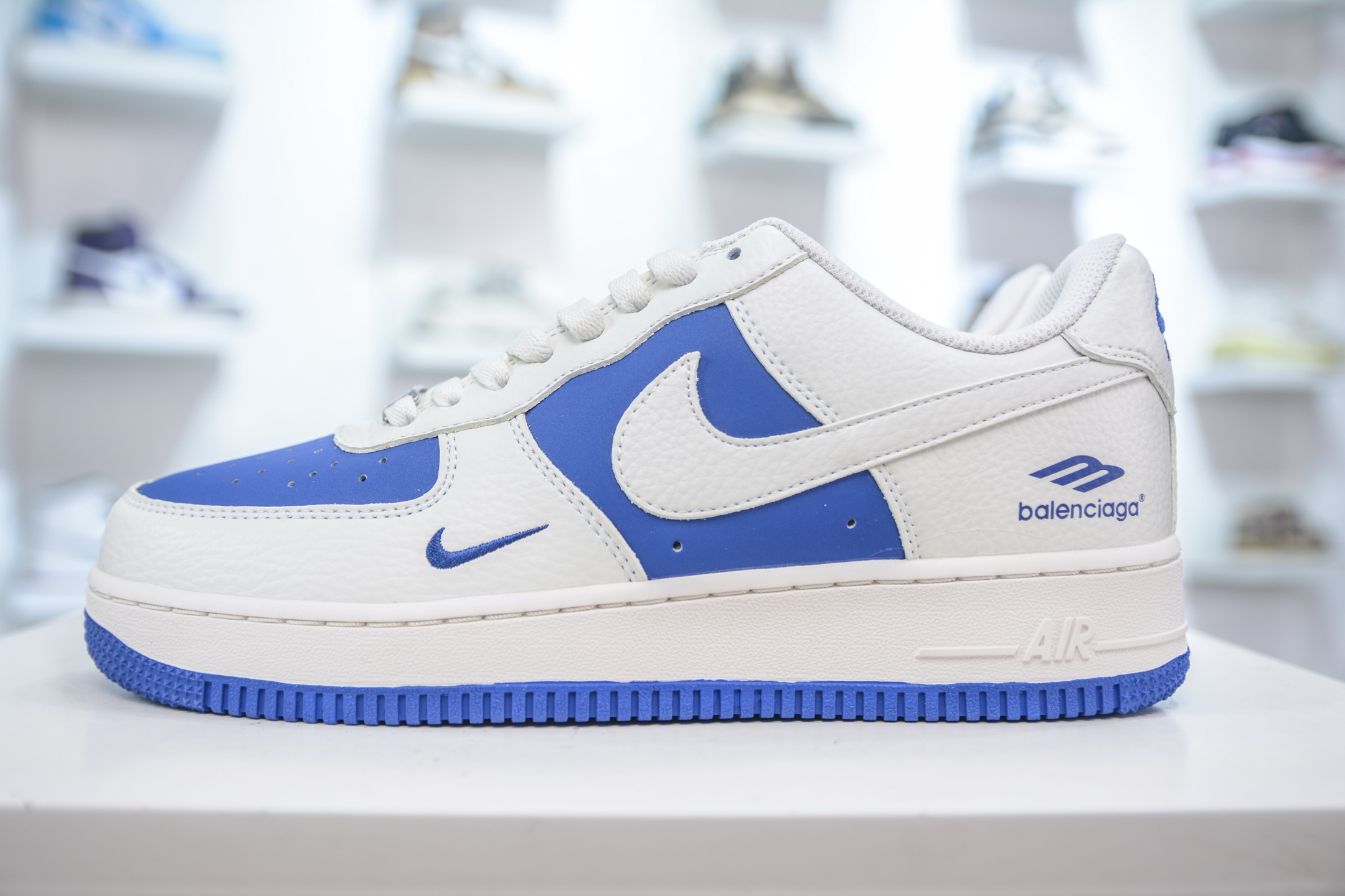 Nike Air Force 1 Low 07 x Balenciaga 巴黎世家联名-白蓝 KX2532-501