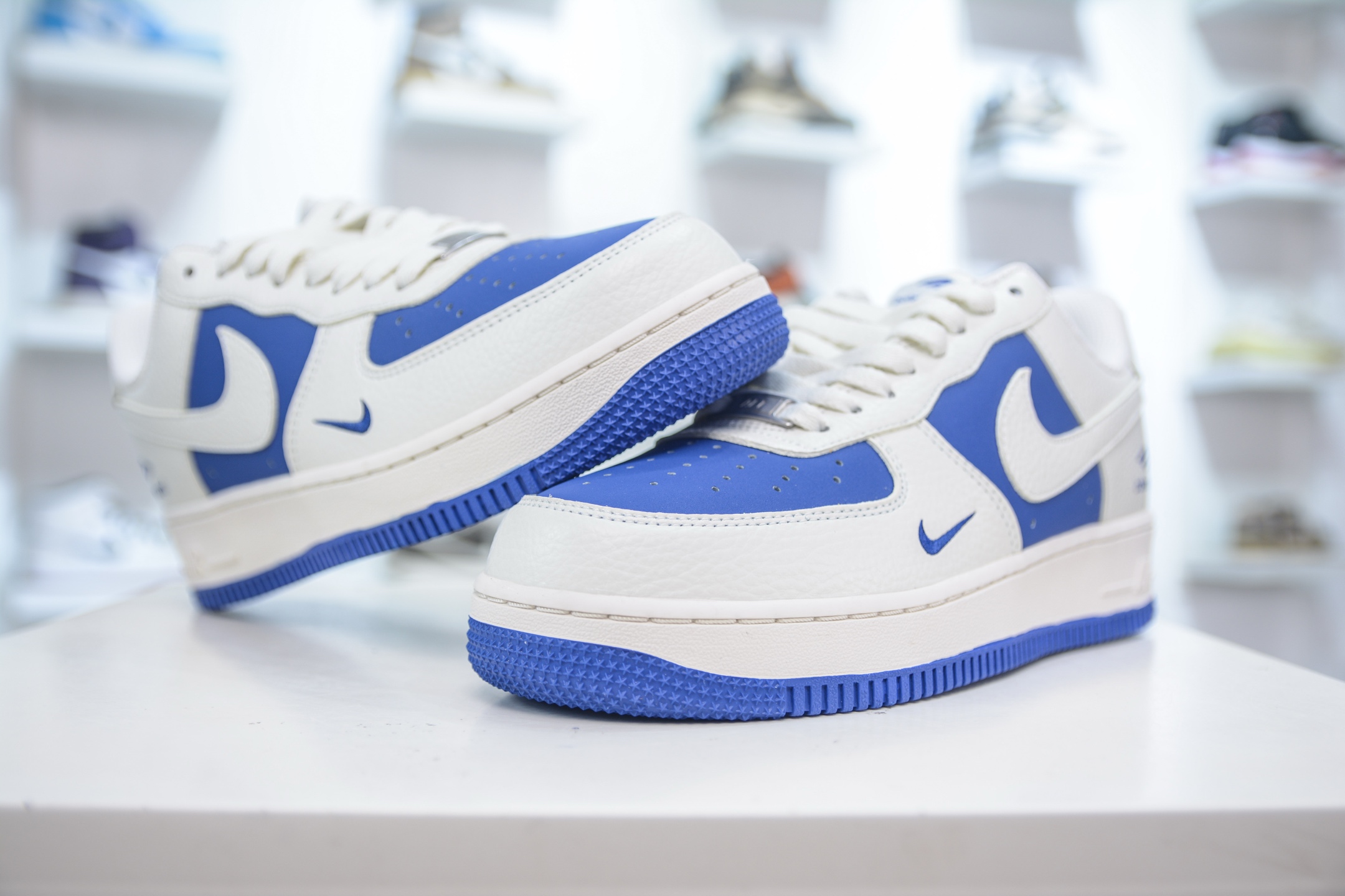 Nike Air Force 1 Low 07 x Balenciaga 巴黎世家联名-白蓝 KX2532-501