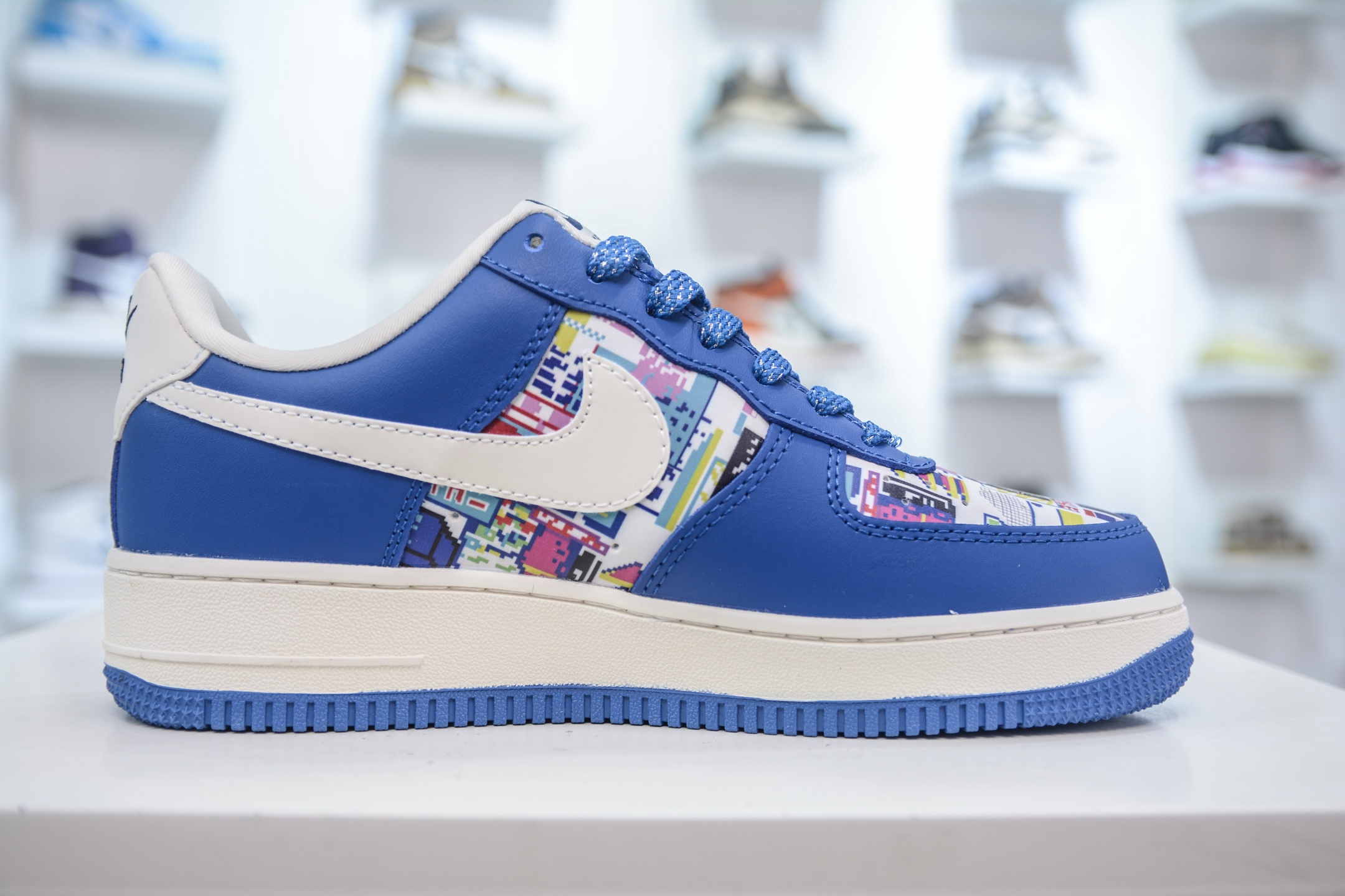 Nike Air Force 1 Low '07 Blue White Collaboration Premium Sneakers 4 i1754410797862 1212 0 2