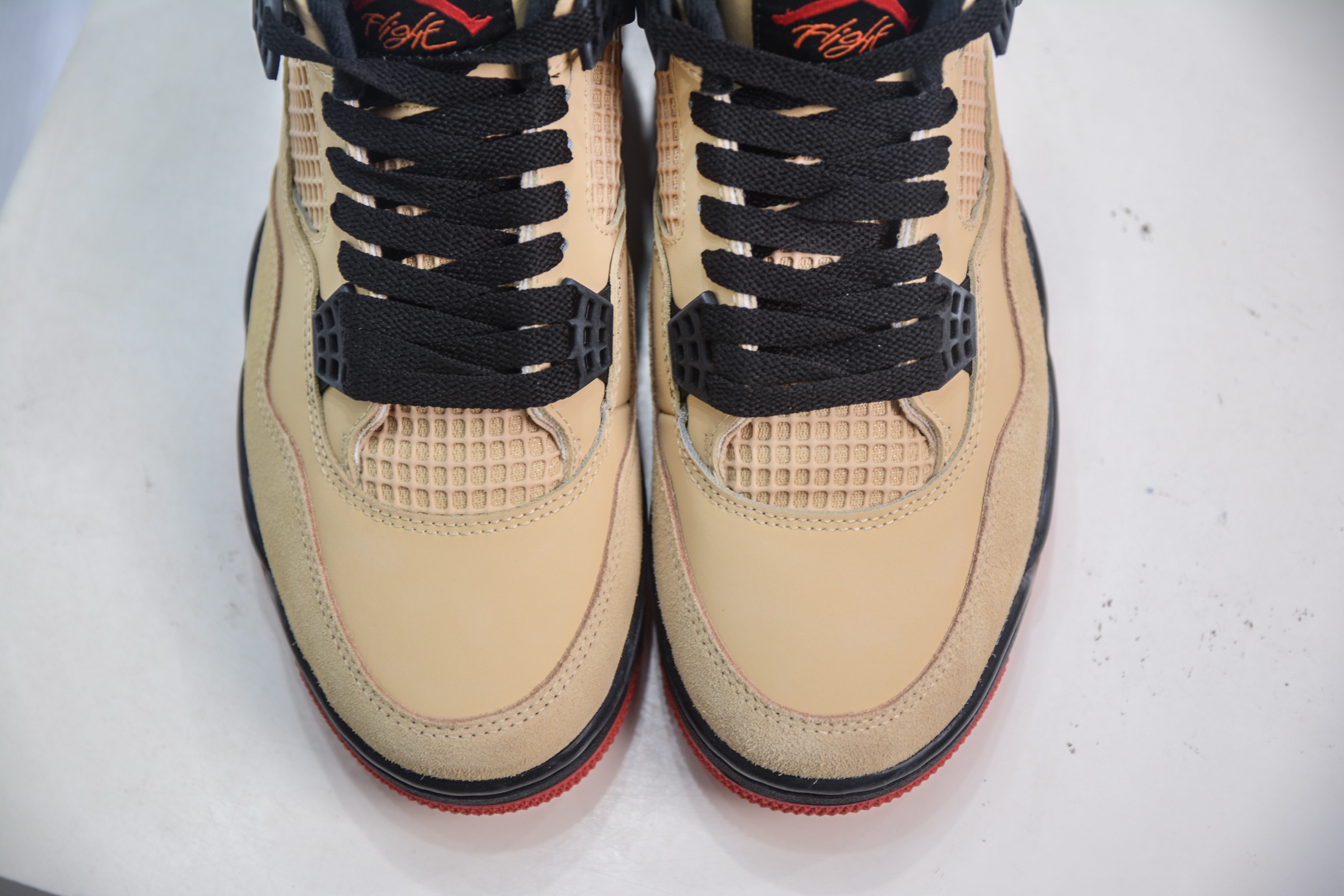 360 F版 Air Jordan 4 Retro”Pizza”乔丹4代 披萨配色-卡其黑红  IH2094-200