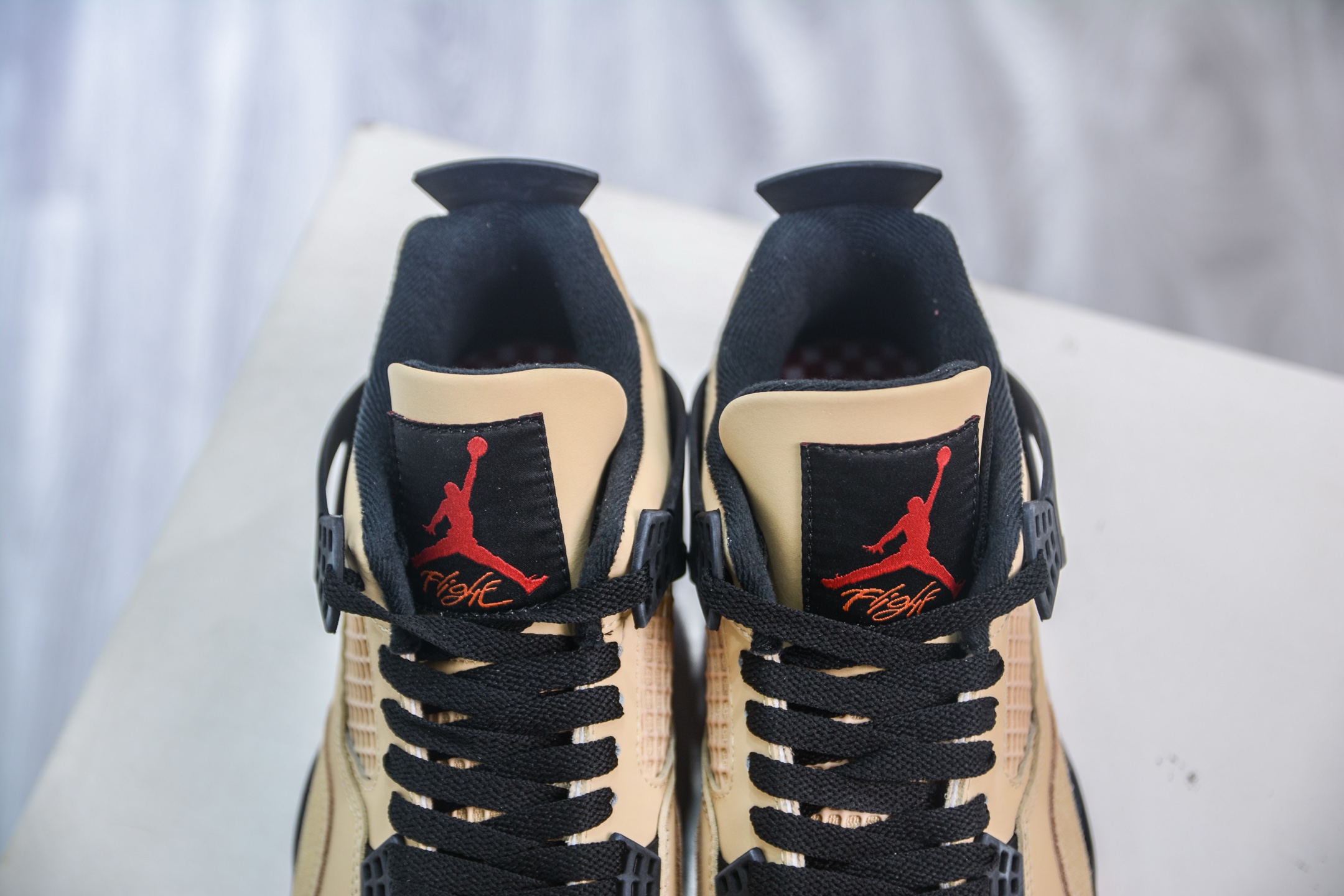 360 F版 Air Jordan 4 Retro”Pizza”乔丹4代 披萨配色-卡其黑红  IH2094-200