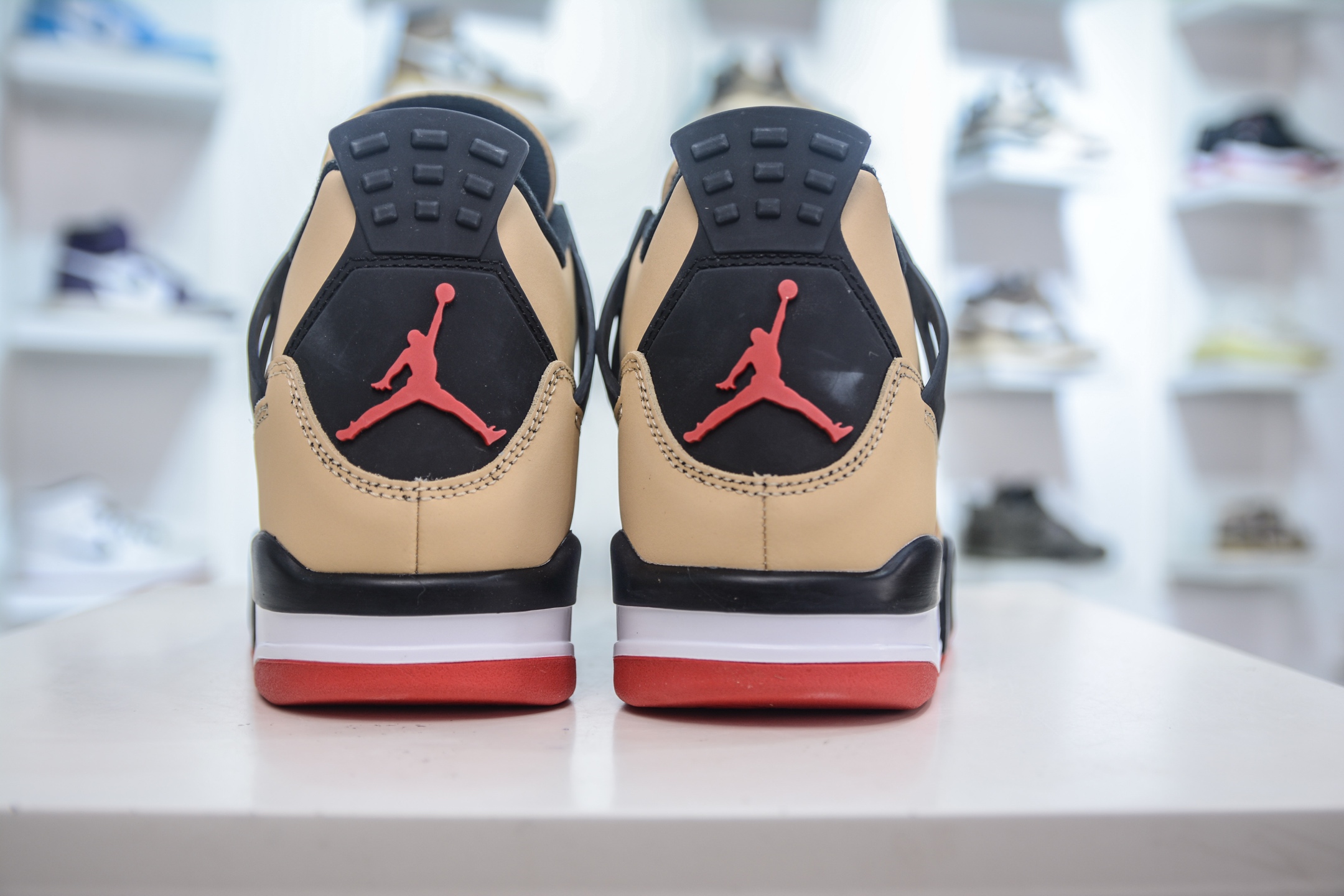 360 F版 Air Jordan 4 Retro”Pizza”乔丹4代 披萨配色-卡其黑红  IH2094-200