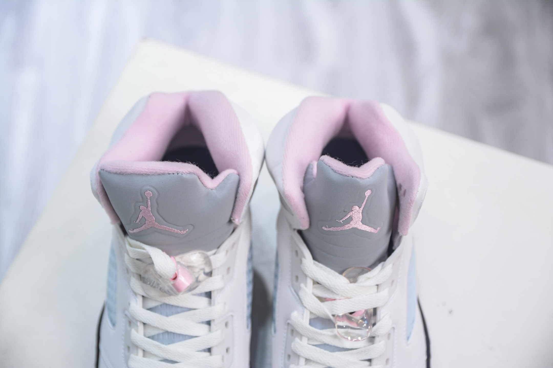 F版 Air Jordan 5 “Medium Soft Pink” AJ5复刻白粉黑 HQ7978-102