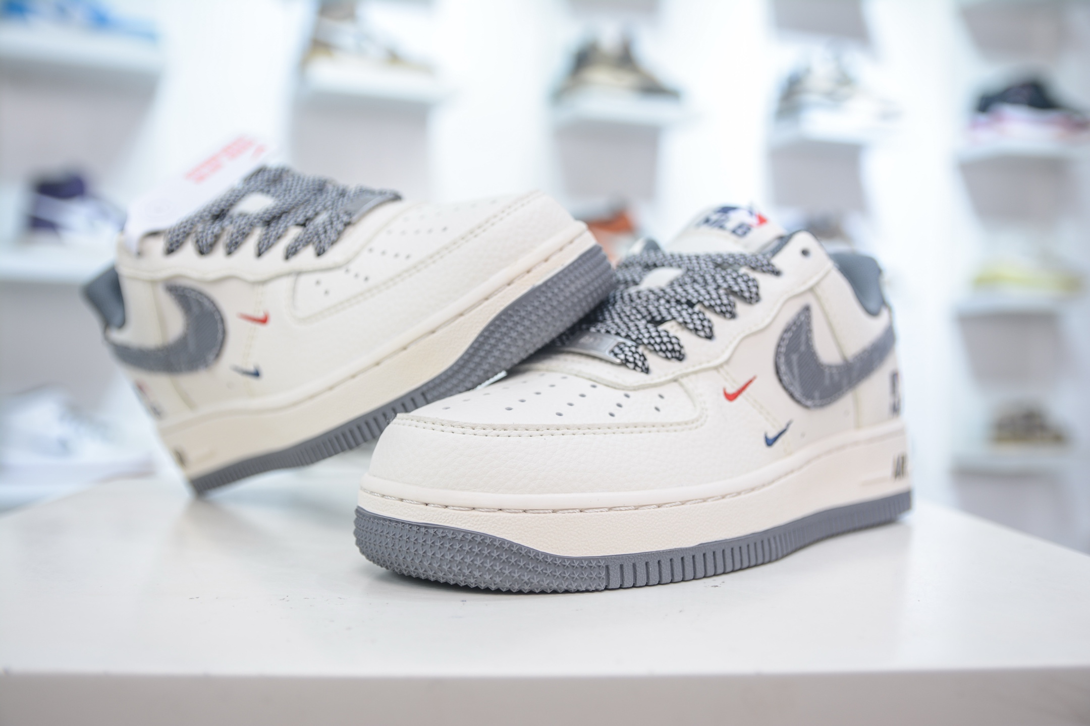 Nike Air Force 1 Low 07 x MLB 洋基队联名-白灰 QW5606-264