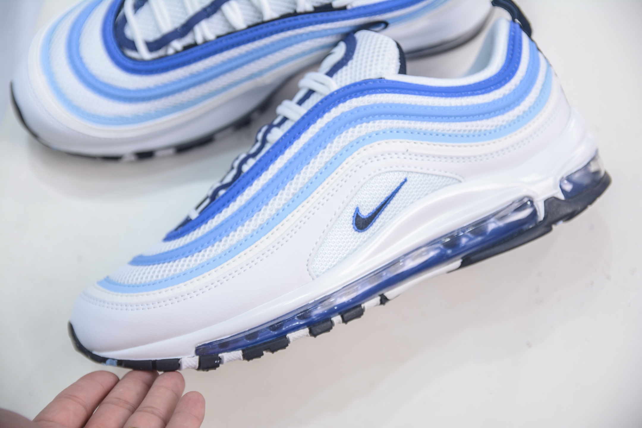 NK Air Max 97子弹 Swoosh电绣 卡色匹配原版 DO8900-100