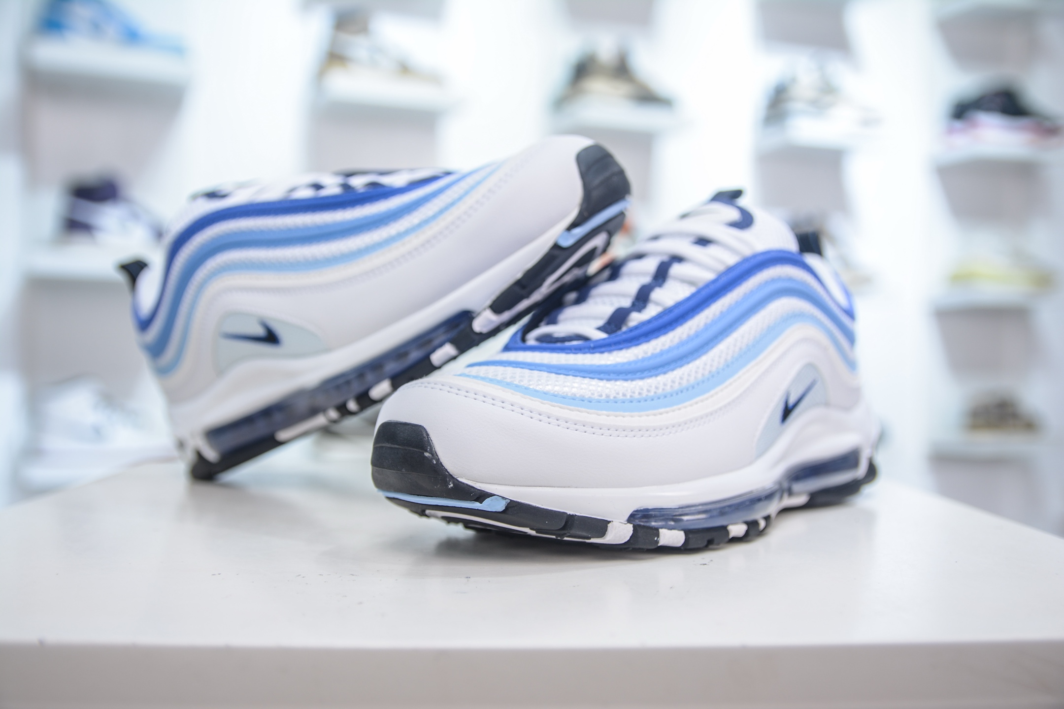 NK Air Max 97子弹 Swoosh电绣 卡色匹配原版 DO8900-100