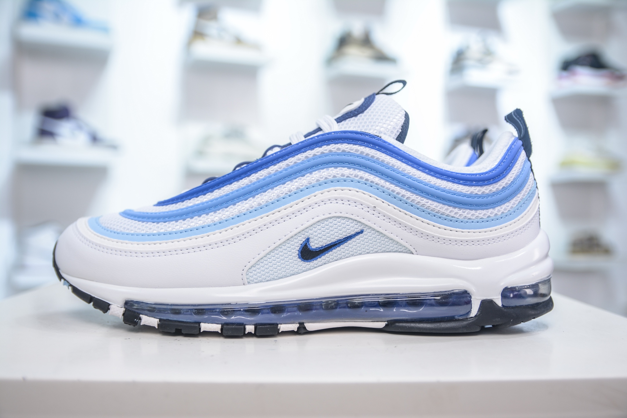 NK Air Max 97子弹 Swoosh电绣 卡色匹配原版 DO8900-100