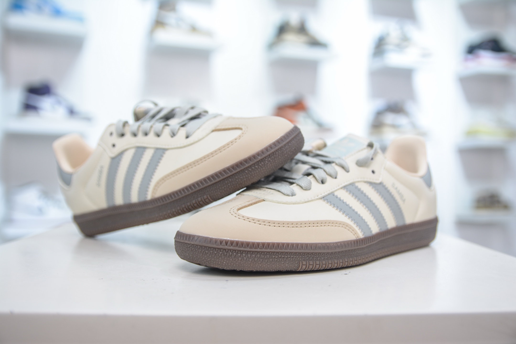 Adidas Original Samba OG Cream White/Grey Classic Lightweight Sneakers 4 i1754587032087 9501 0 3