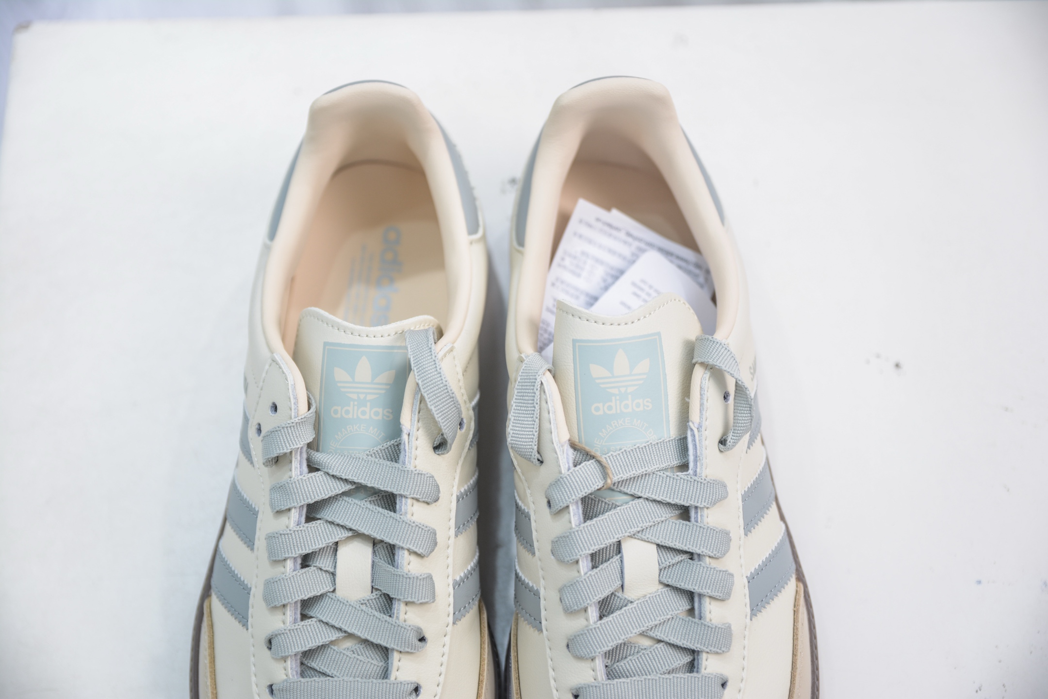 Adidas Original Samba OG Cream White/Grey Classic Lightweight Sneakers 8 i1754587032114 3473 0 7