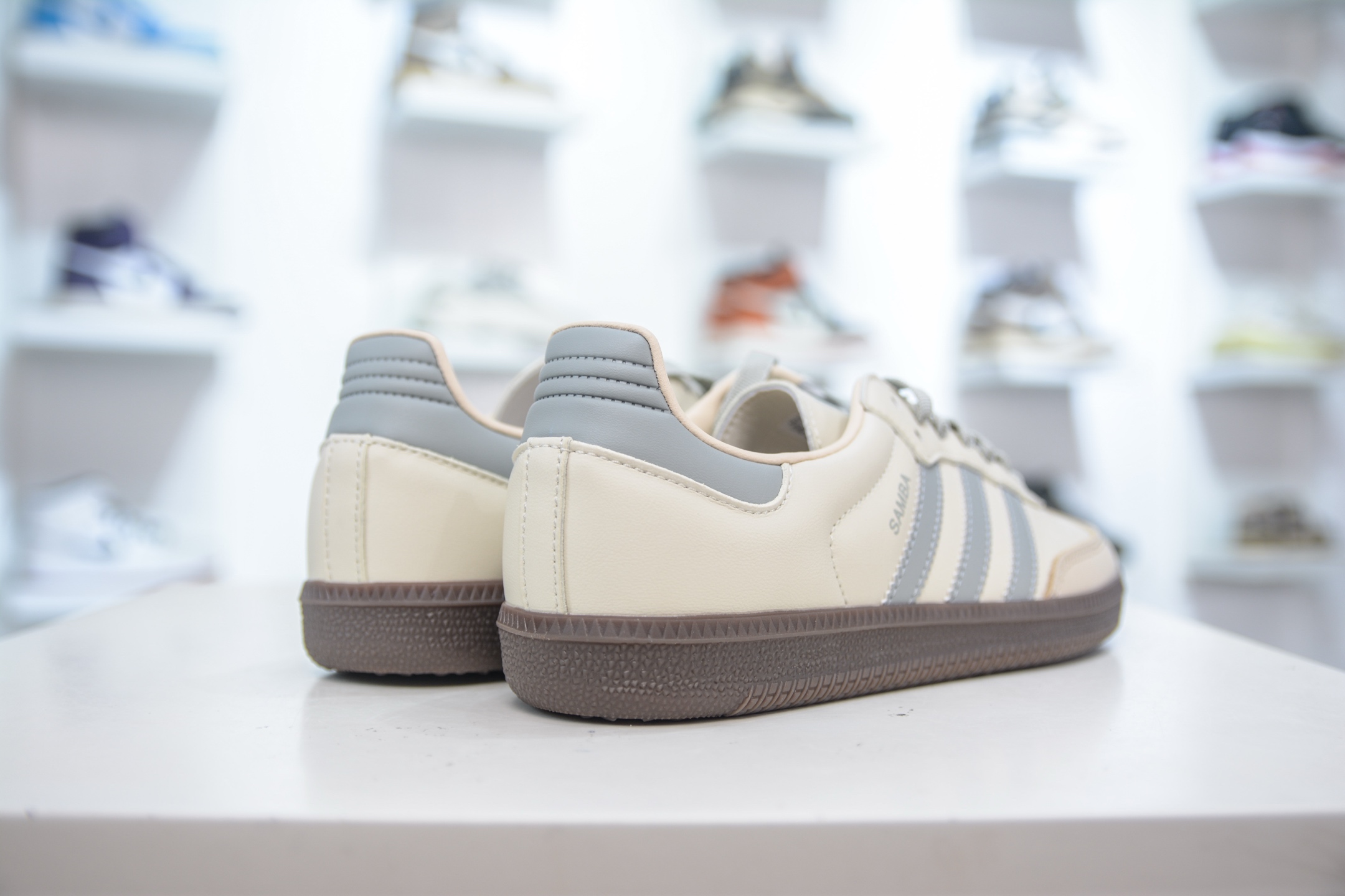 Adidas Original Samba OG Cream White/Grey Classic Lightweight Sneakers 6 i1754587033645 2336 0 5