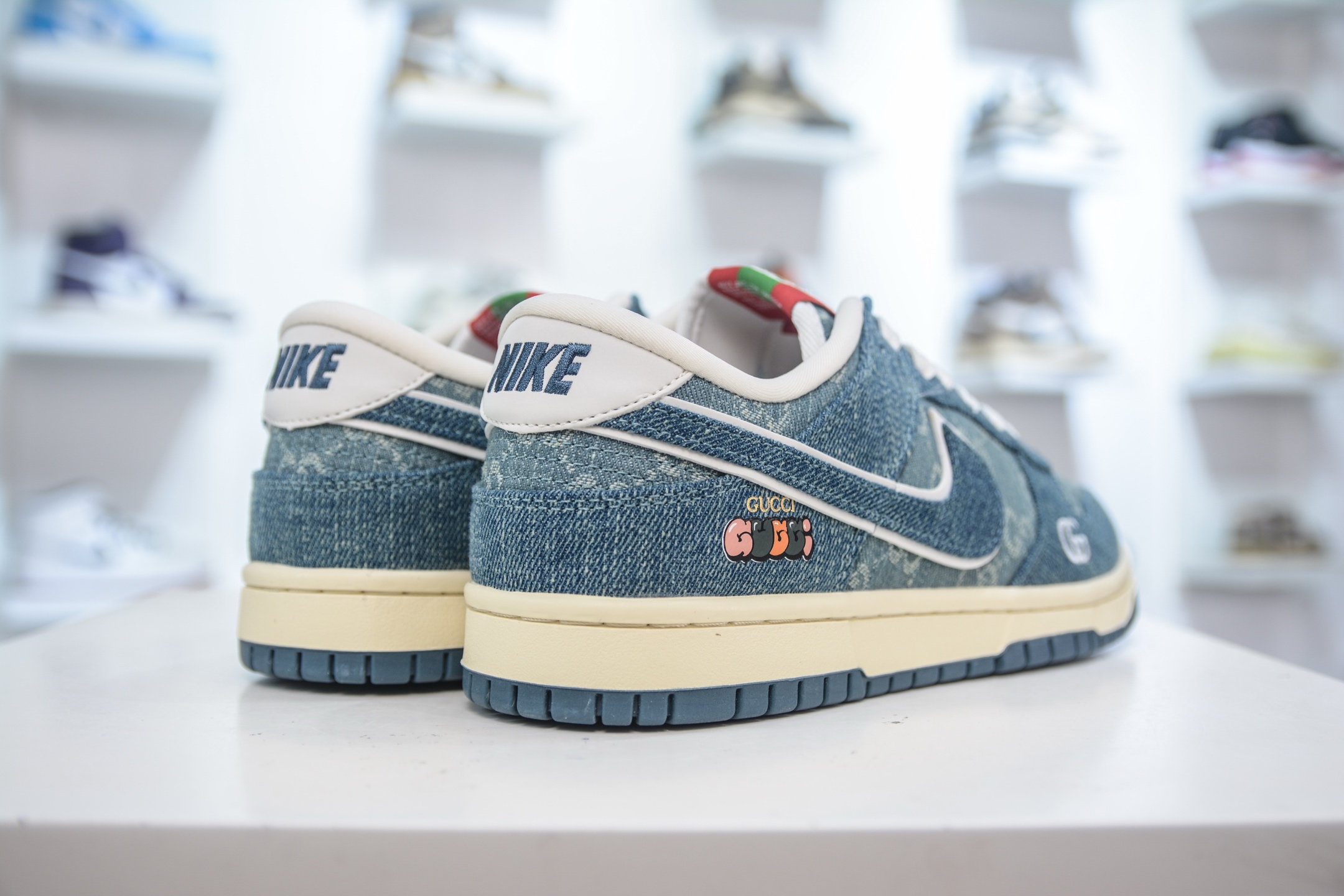 Nike SB Dunk Low x Gucci Denim Blue Sneakers, Comfortable and Stylish 6 i1754587261476 2674 0 5