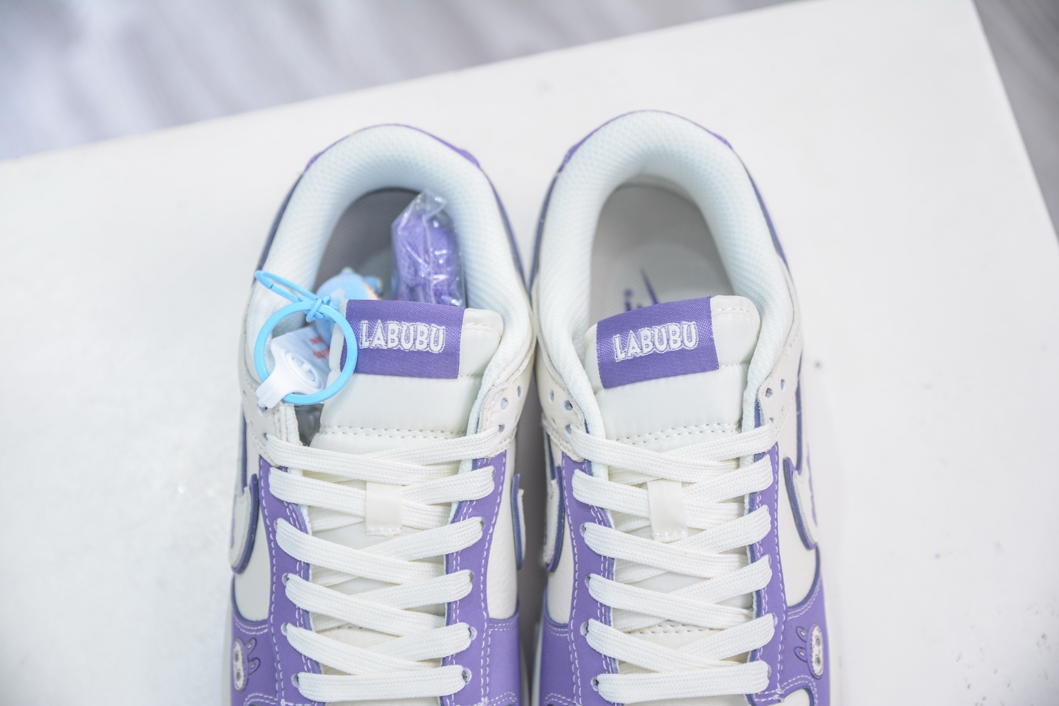 Nike SB Dunk Low x Labubu Collab - Cream & Purple Designer Sneakers 9 i1754587522754 6809 0 7