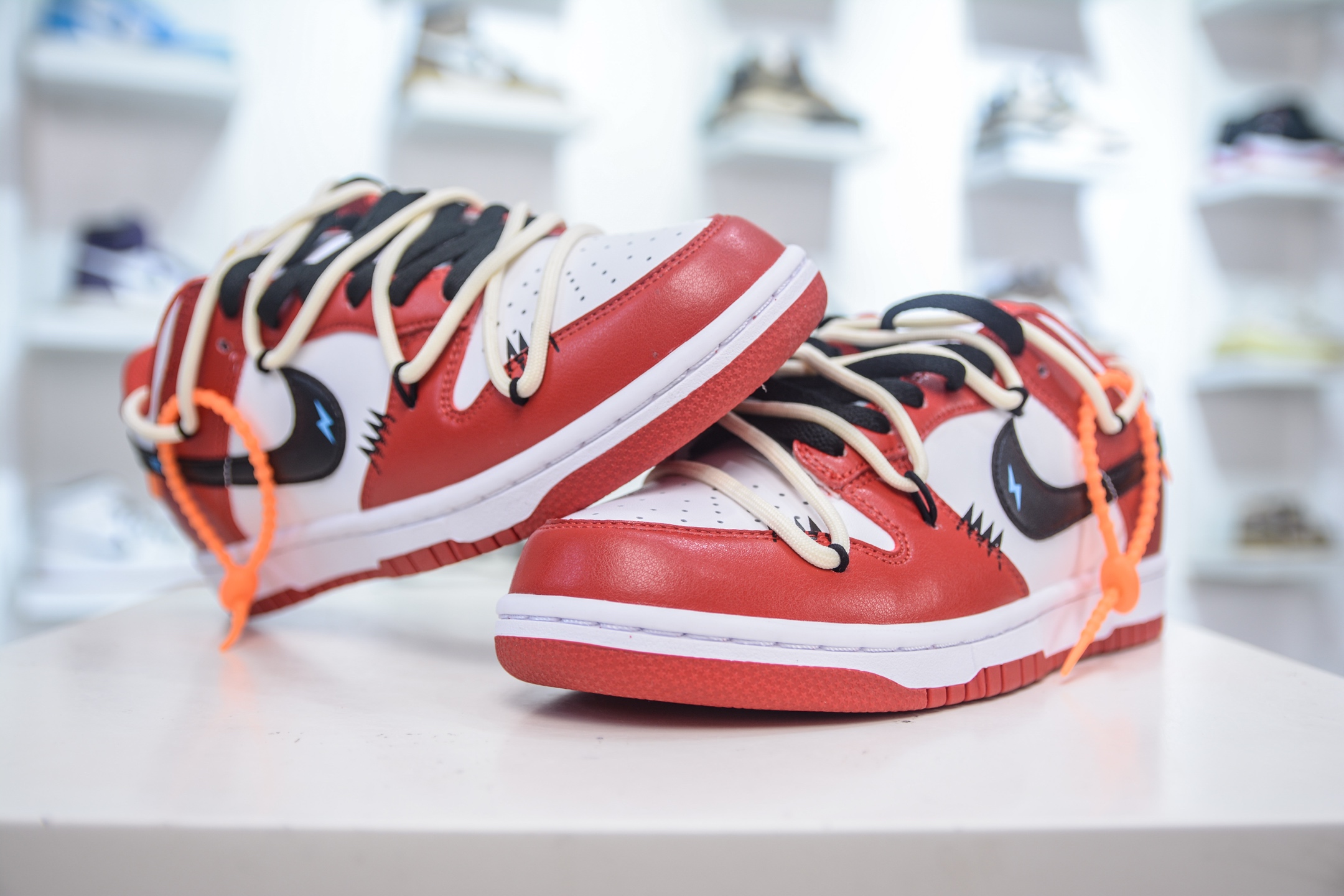 Nike SB Dunk Low White Black Red Sneakers, Premium Quality, Excellent Comfort 4 i1754665201902 4687 0 3
