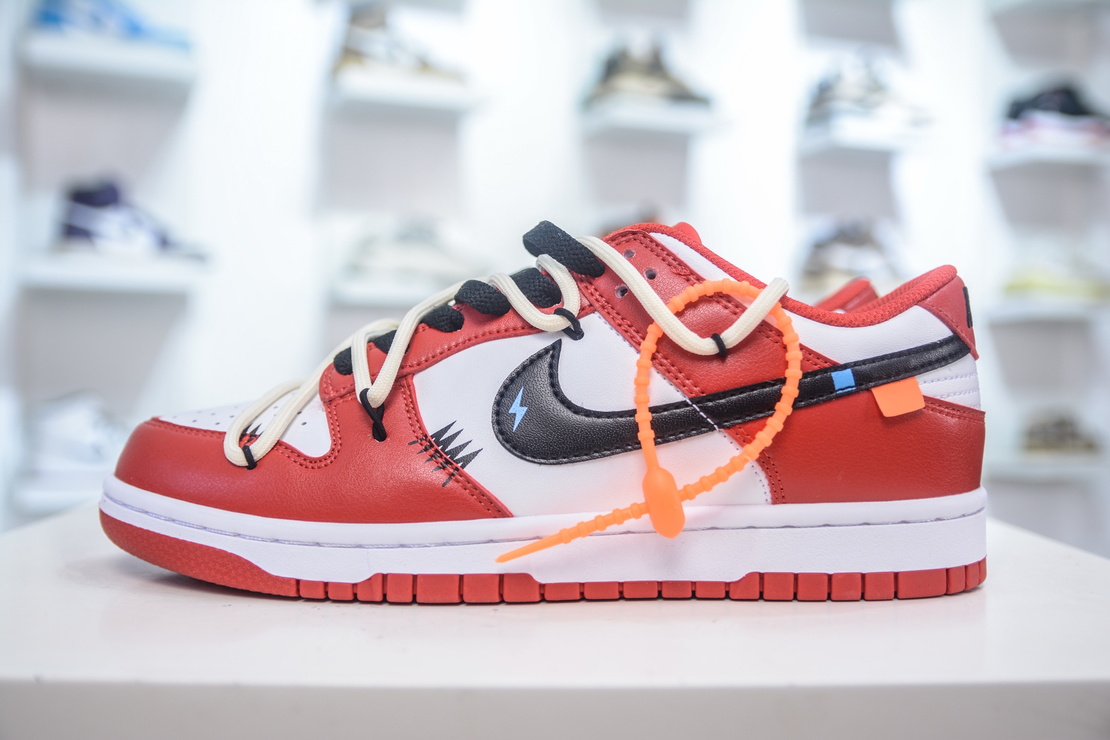 Nike SB Dunk Low White Black Red Sneakers, Premium Quality, Excellent Comfort 1 i1754665201930 7774 0 0
