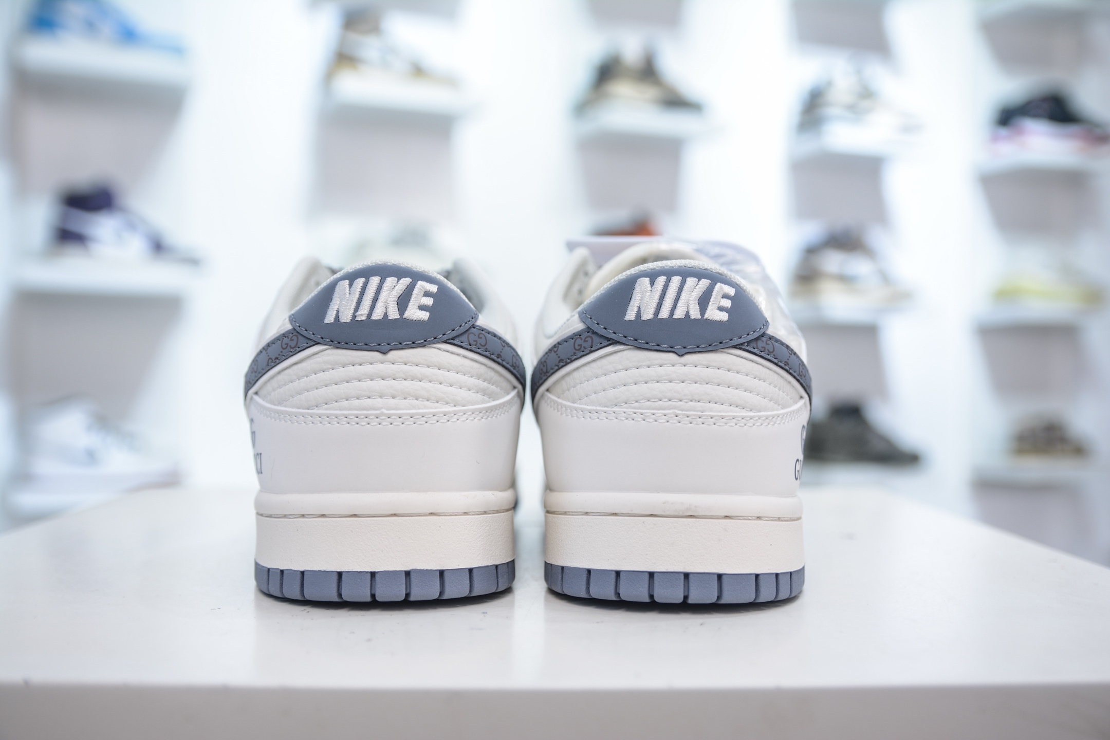 Nike SB Dunk Low x Gucci White/Grey, Premium Leather, Comfortable Fit 3 i1754665516400 7089 0 1
