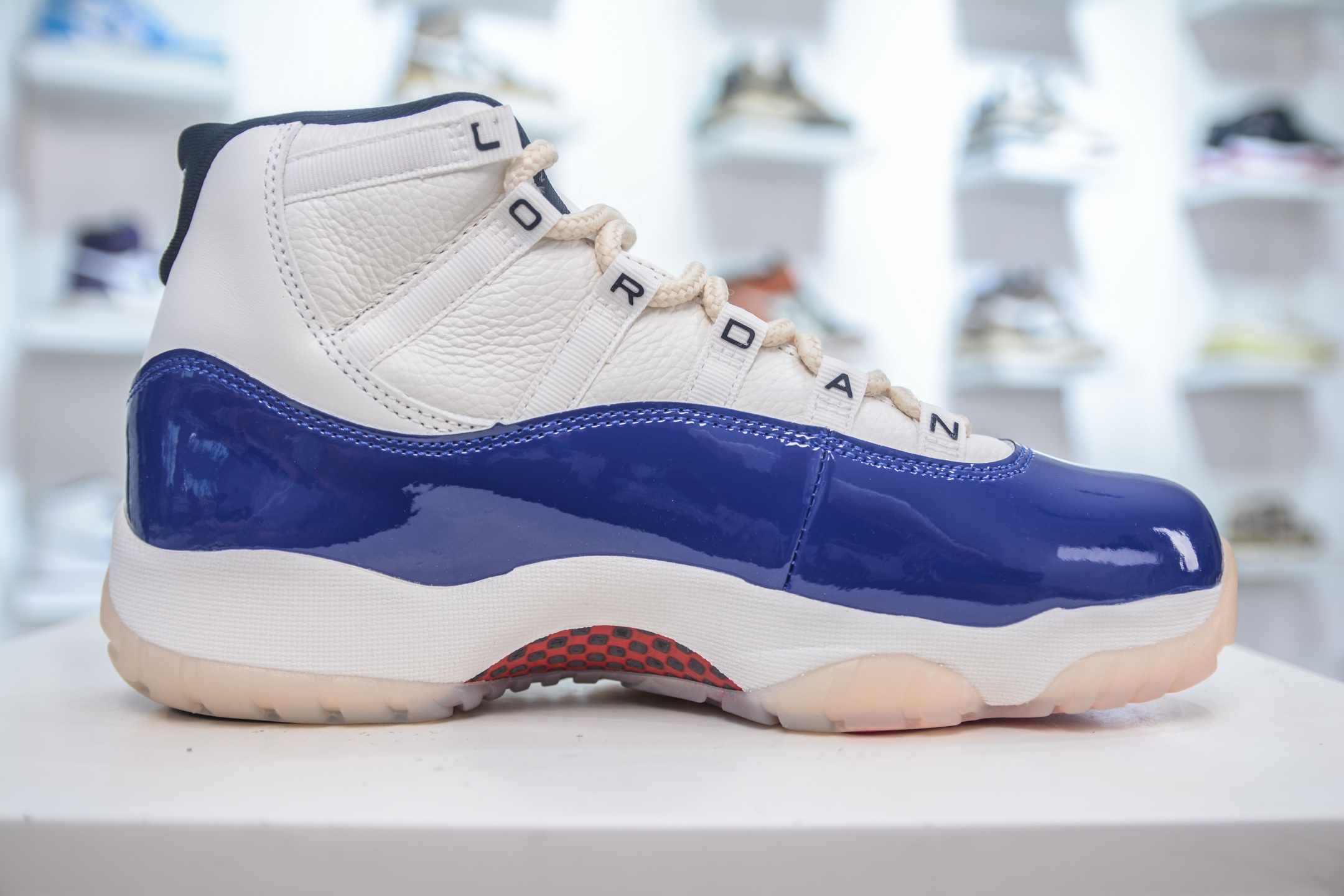 Air Jordan 11 Retro 'Rare Air' High-Top Sneaker - White/Deep Royal Blue 4 i1754665976617 3418 0 2