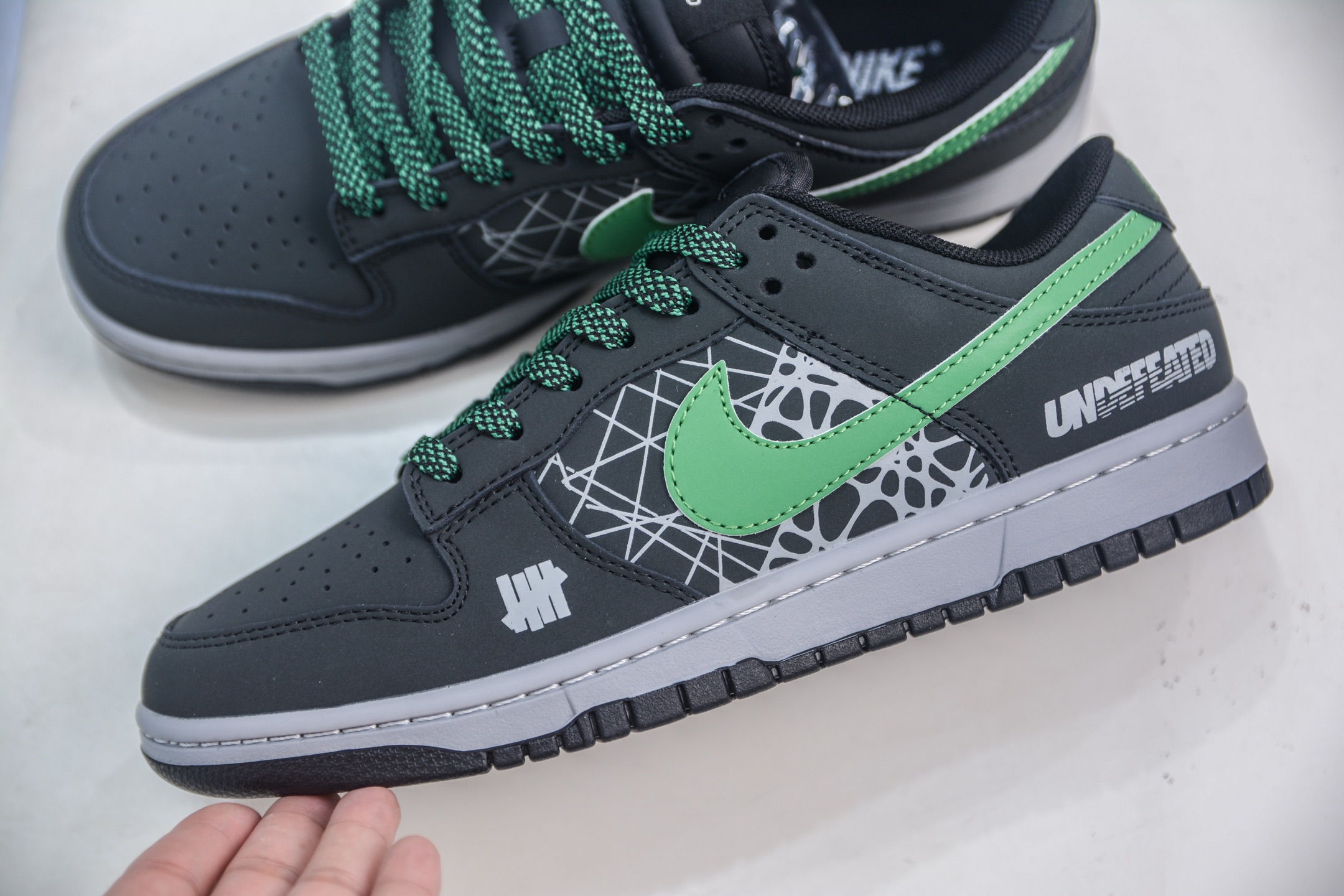 Nike SB Dunk Low x UNDEFEATED Black Green, Original High Quality Sneaker 8 i1754751031732 3631 0 6