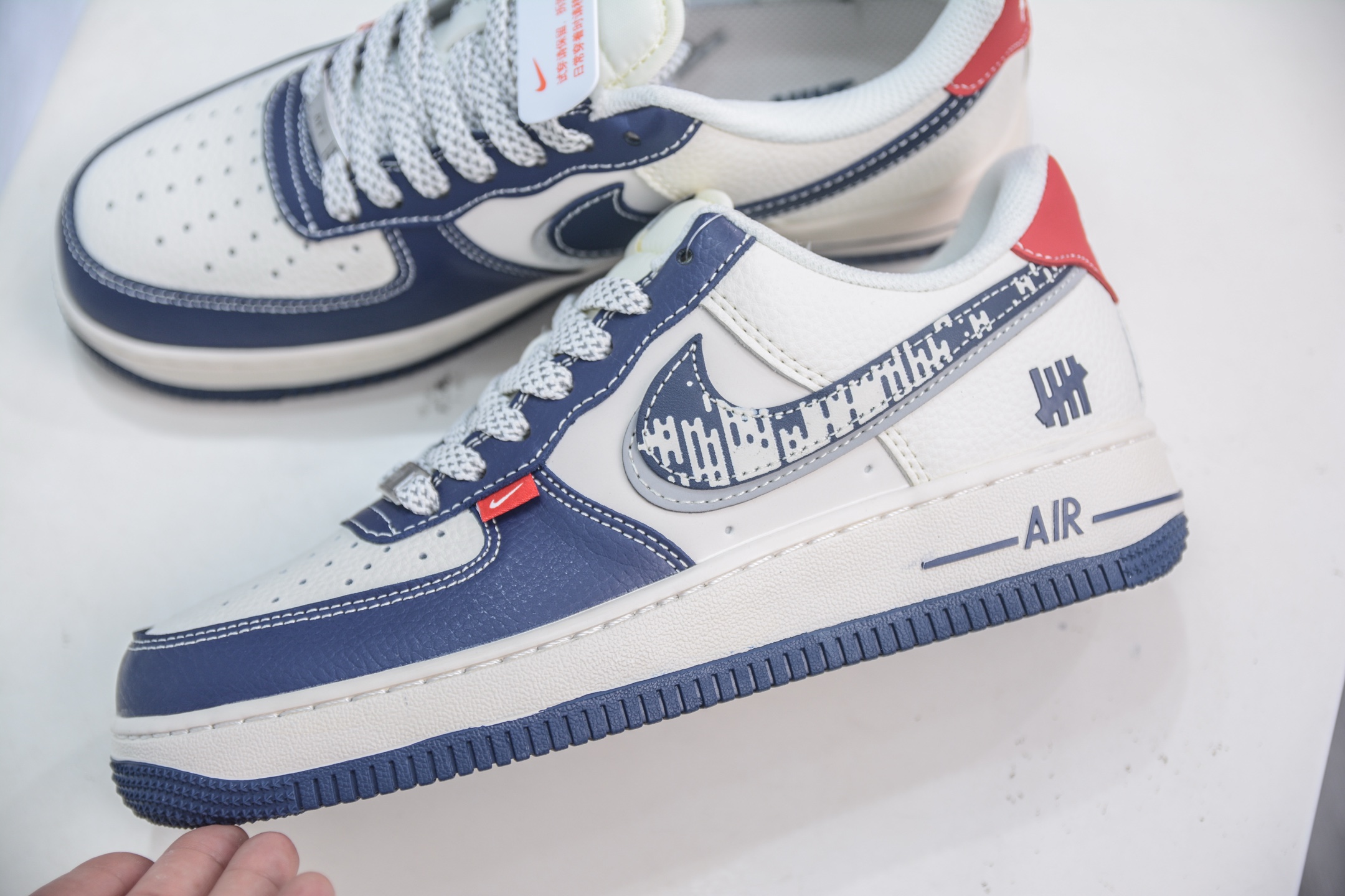 260 Nike Air Force 1 Low 07 x UNDEFEATED UND联名-白蓝红 JP8028-005