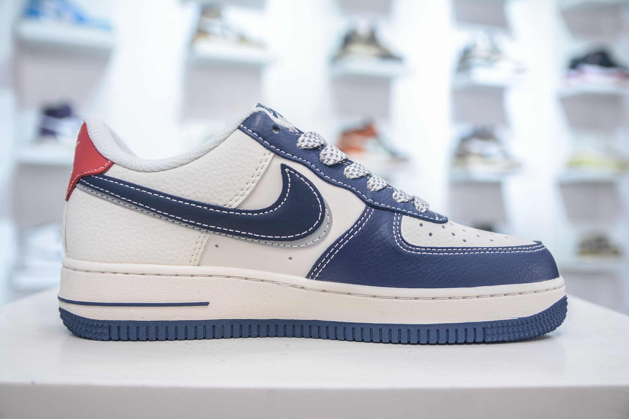 260 Nike Air Force 1 Low 07 x UNDEFEATED UND联名-白蓝红 JP8028-005