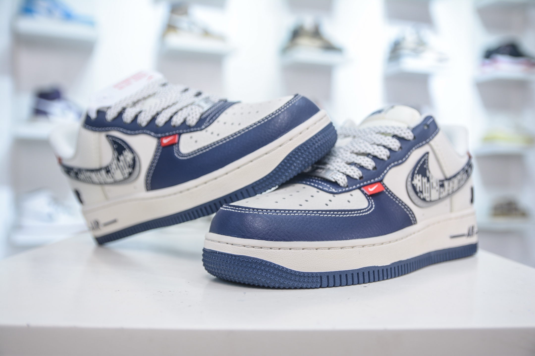 260 Nike Air Force 1 Low 07 x UNDEFEATED UND联名-白蓝红 JP8028-005