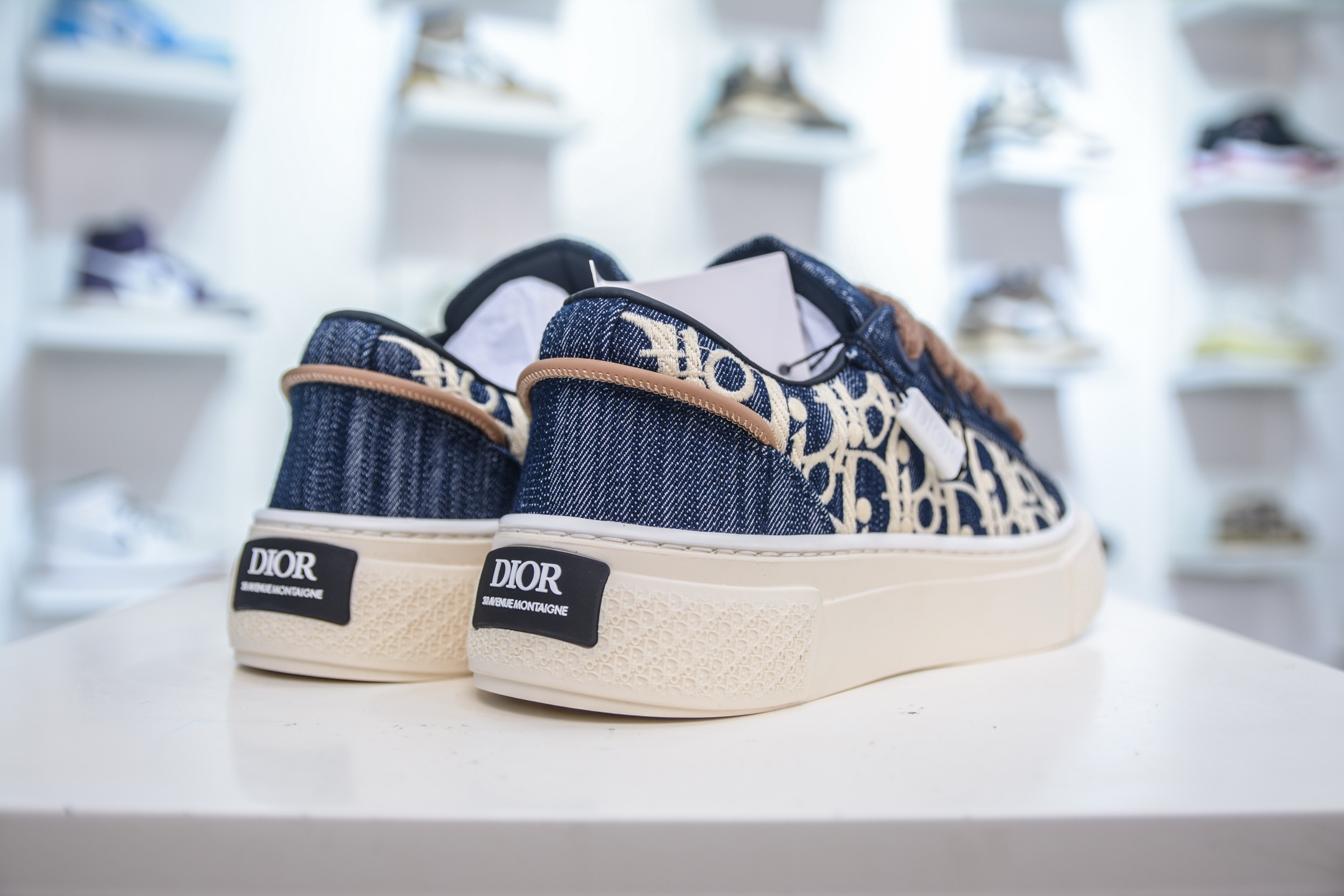 Dior B33 Denim Oblique Sneakers, 2024 New. Iconic Fashion & Comfort Shoes 6 i1754845788978 7521 0 5