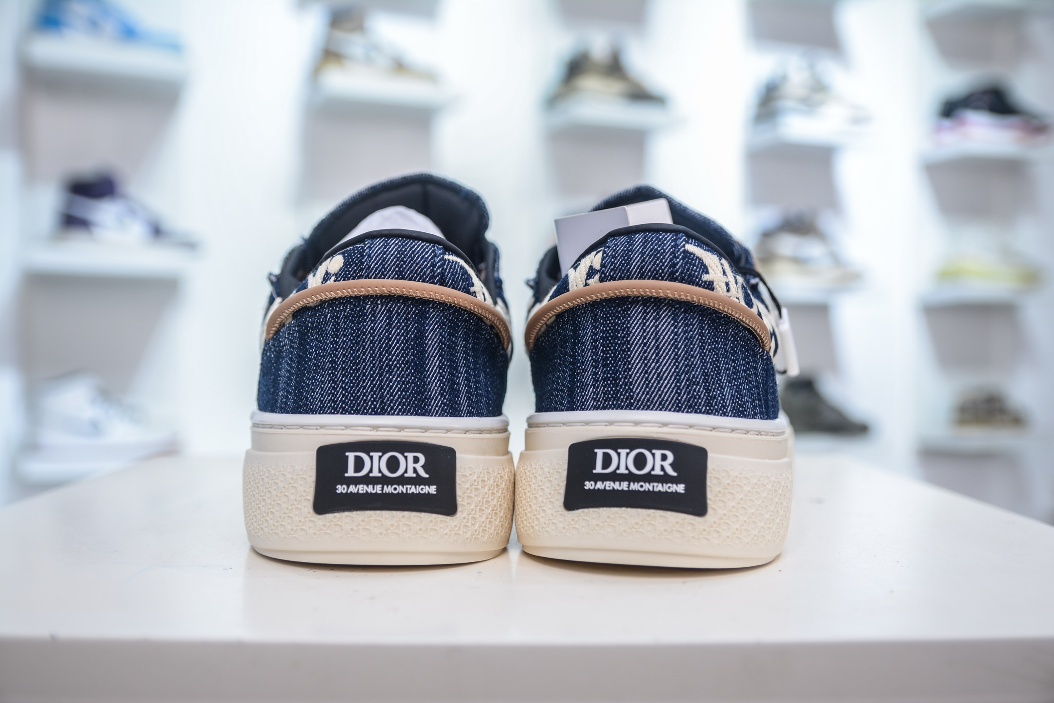 Dior B33 Denim Oblique Sneakers, 2024 New. Iconic Fashion & Comfort Shoes 2 i1754845788998 3753 0 1