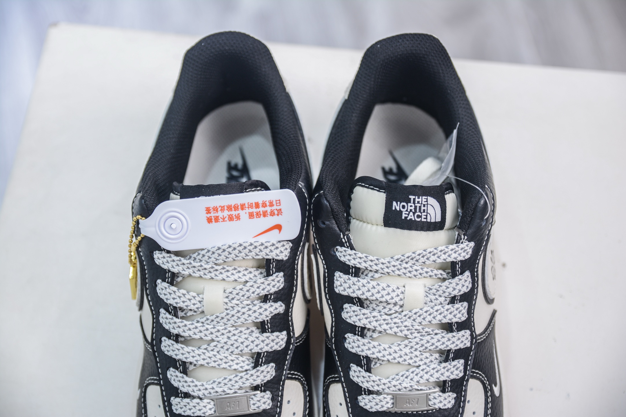 The North Face x Nike Air Force 1 Black/White Casual Fashion Sneaker 8 i1754927906466 5422 0 7