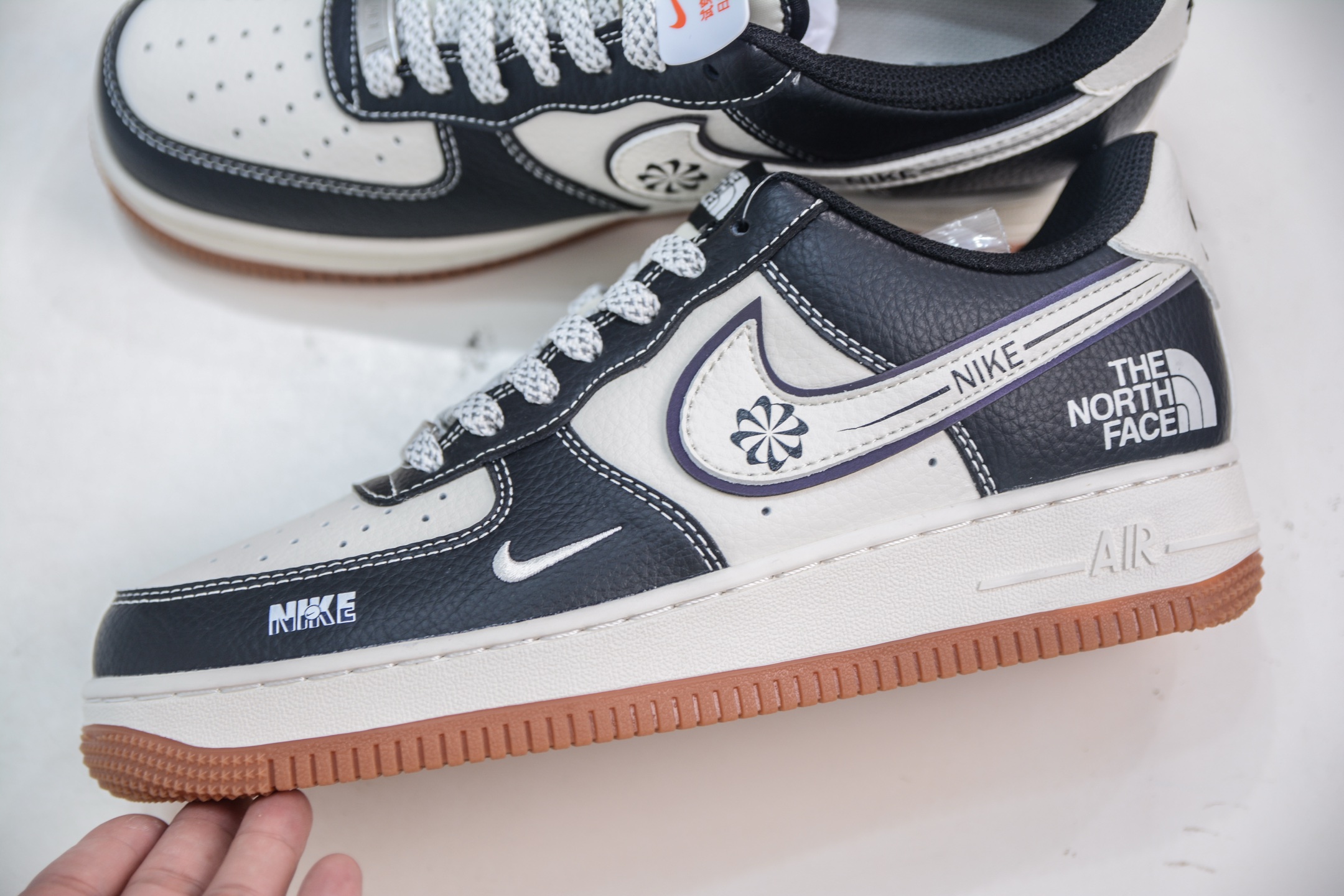 The North Face x Nike Air Force 1 Black/White Casual Fashion Sneaker 7 i1754927915244 8865 0 6