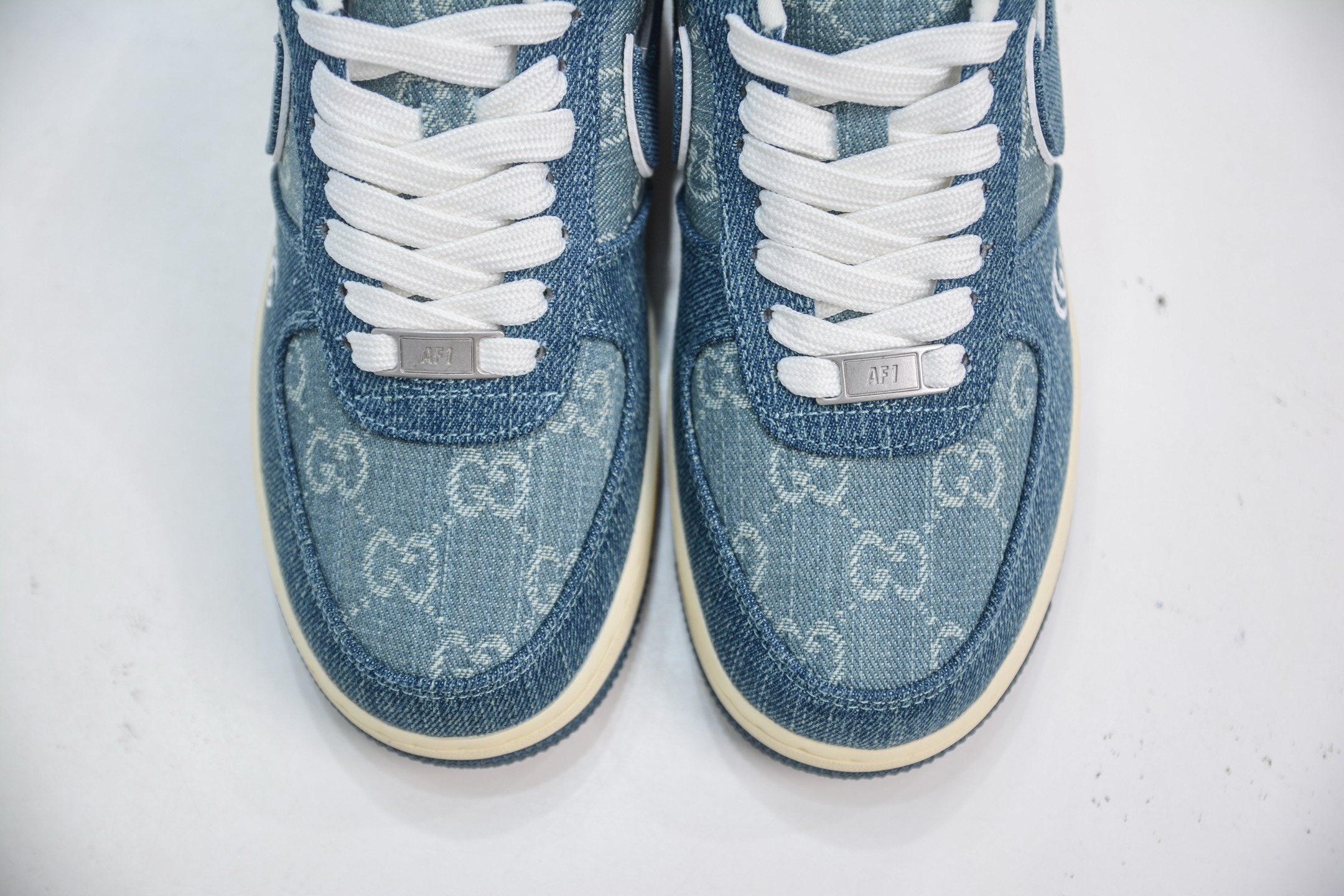 Gucci x Nike Air Force 1 Denim Sneakers - Limited Edition Collaboration 9 i1754927963409 7418 0 8