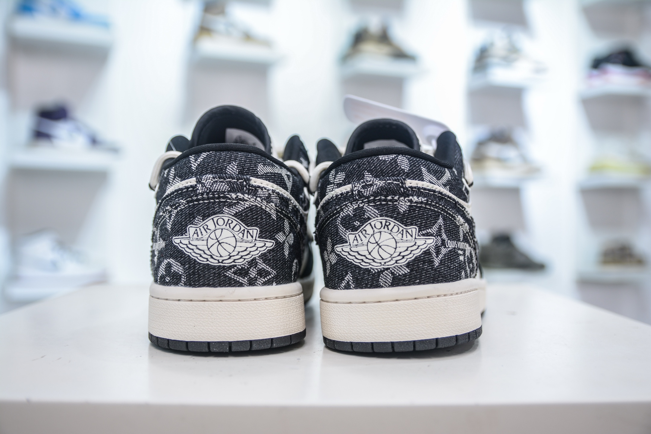 Air Jordan 1 Retro Low x Louis Vuitton Black Toe Custom Sneakers 3 i1754928084456 3928 0 1