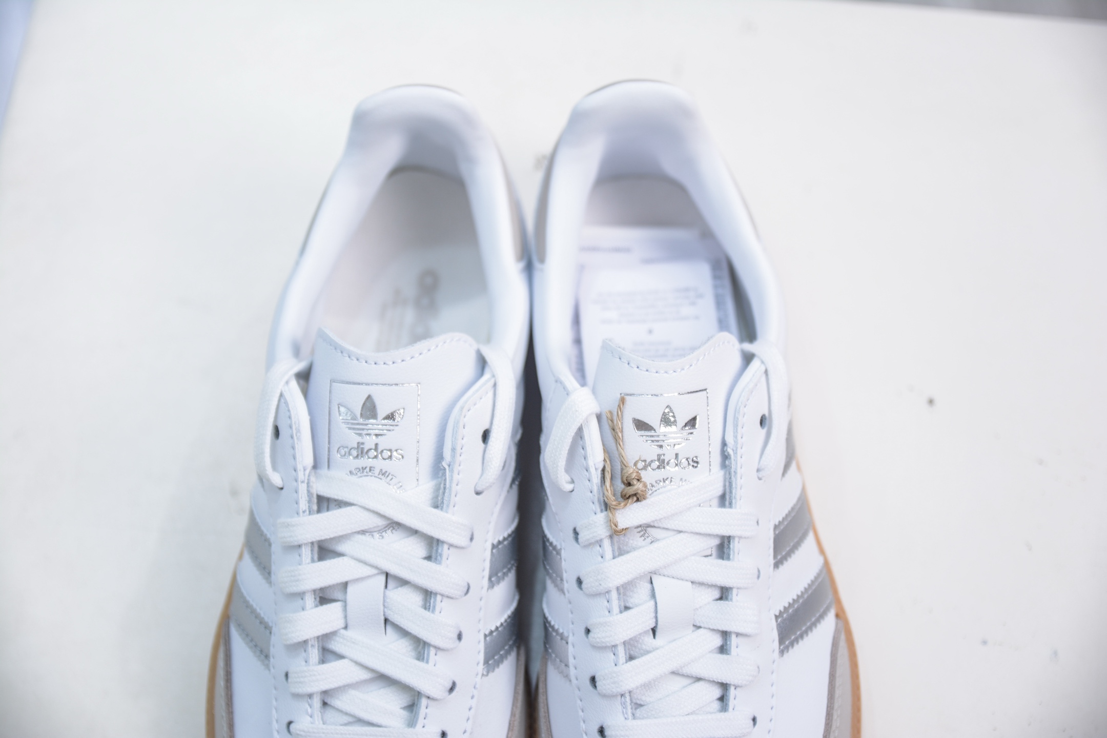 Adidas Original Samba OG Classic Lightweight Retro Sneakers - White/Silver 9 i1754928258115 7198 0 7