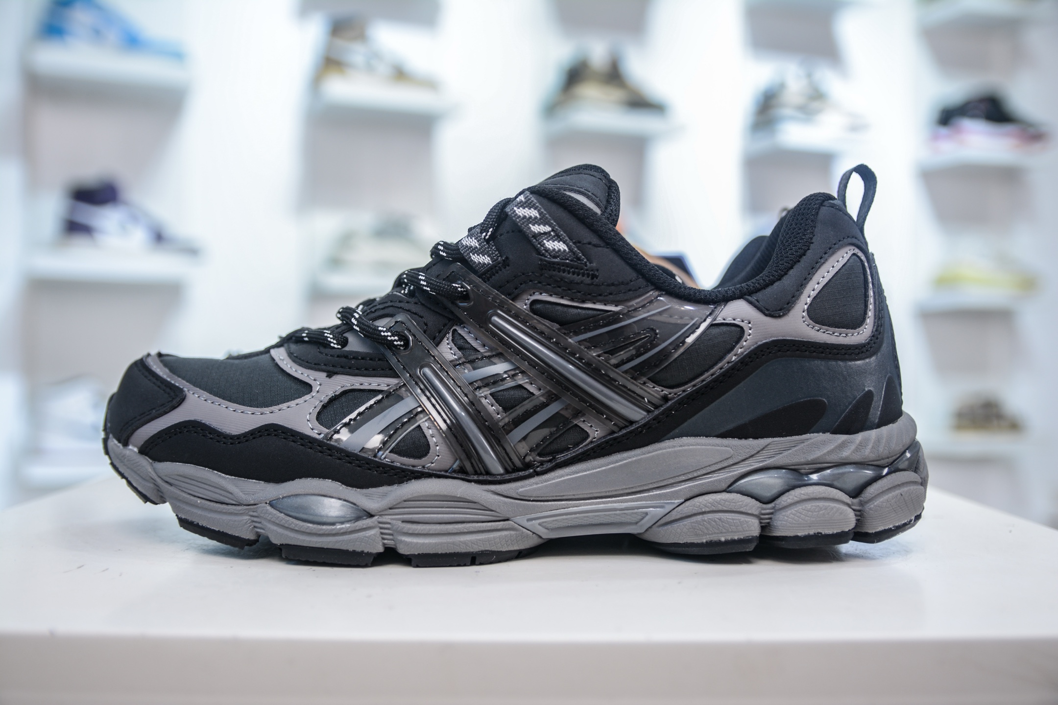 Asics Gel-N纯原版本 亚瑟士运动休闲透气专业跑鞋 1203A558-001