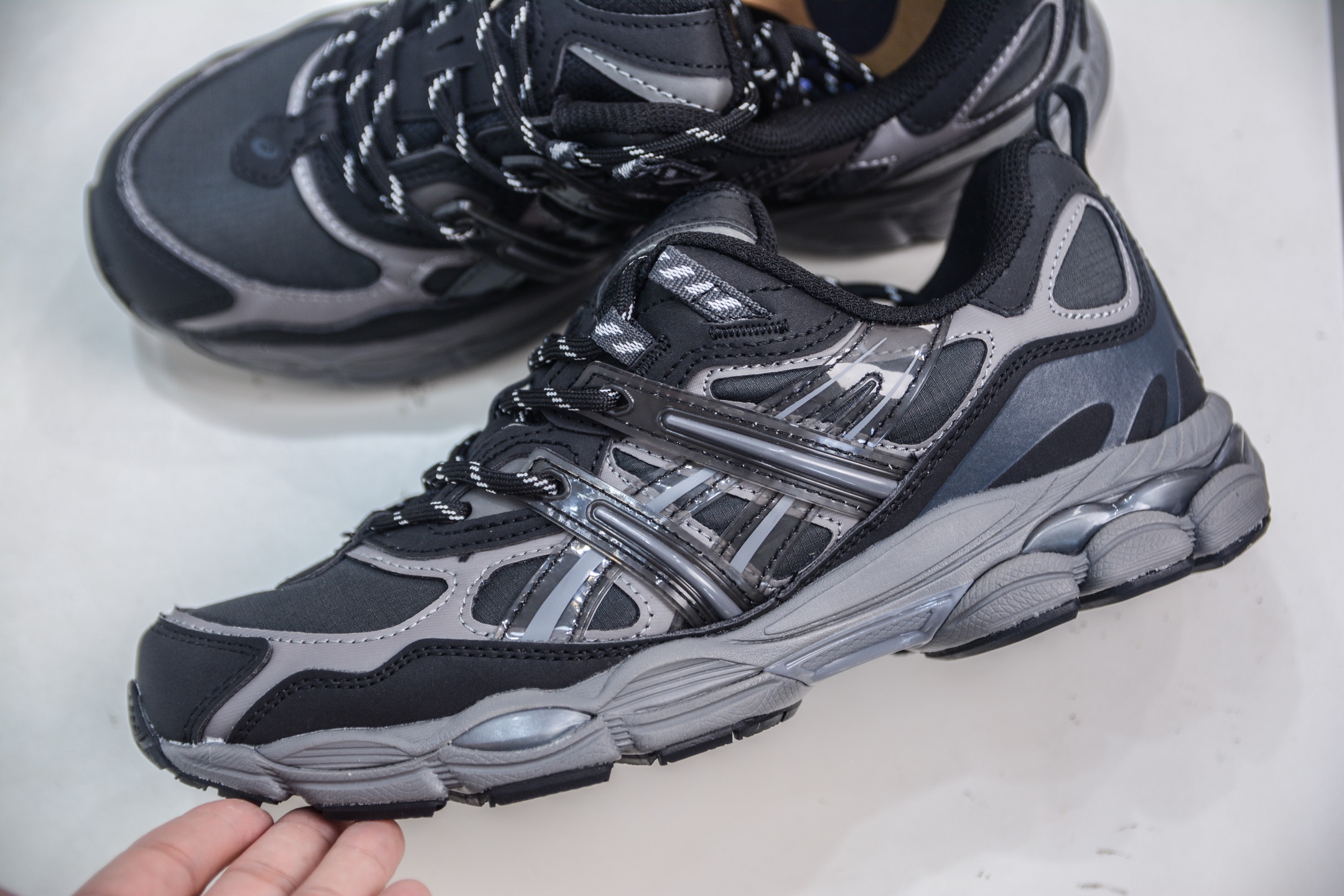 Asics Gel-N纯原版本 亚瑟士运动休闲透气专业跑鞋 1203A558-001