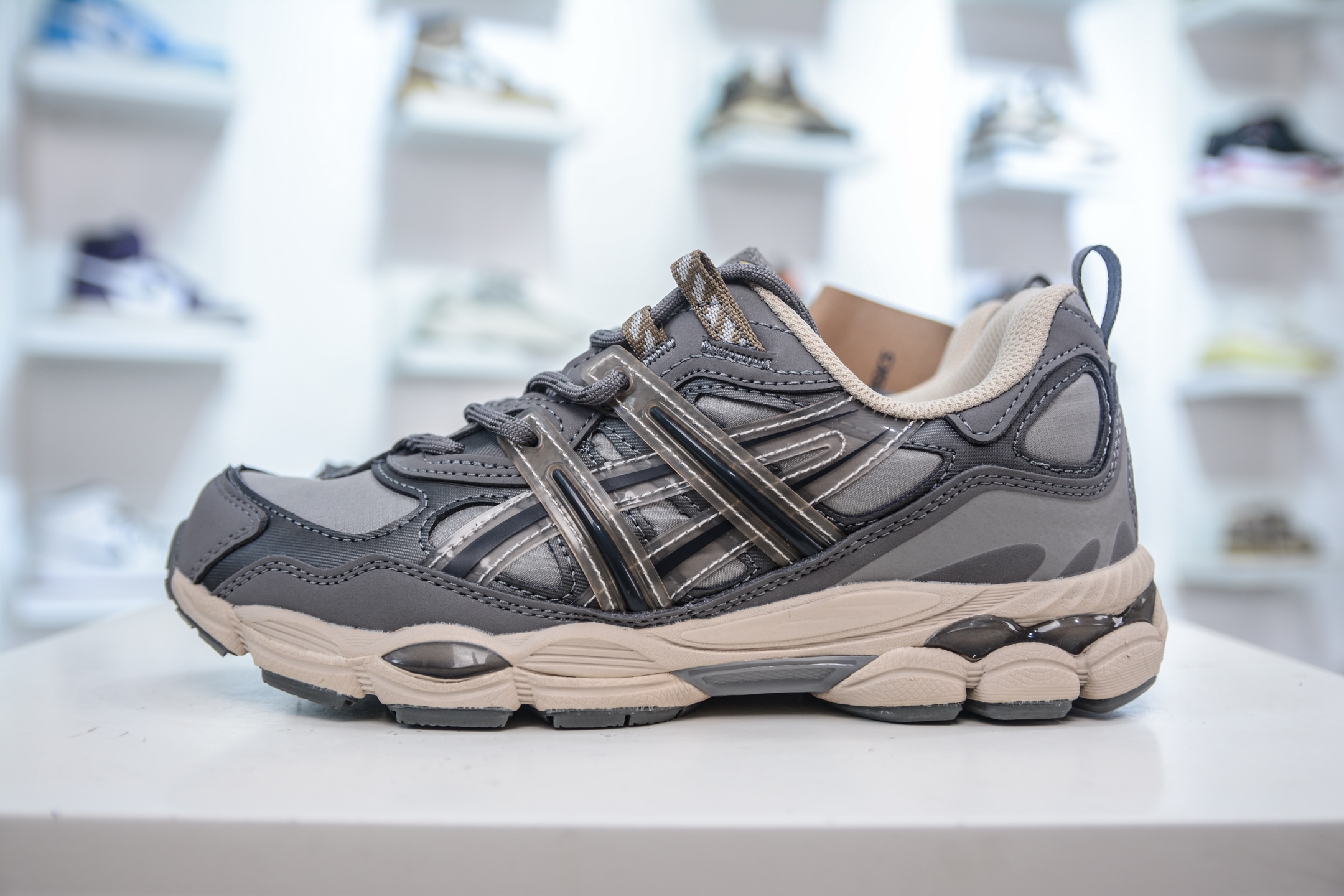 Asics Gel-N纯原版本 亚瑟士运动休闲透气专业跑鞋 1203A558-020