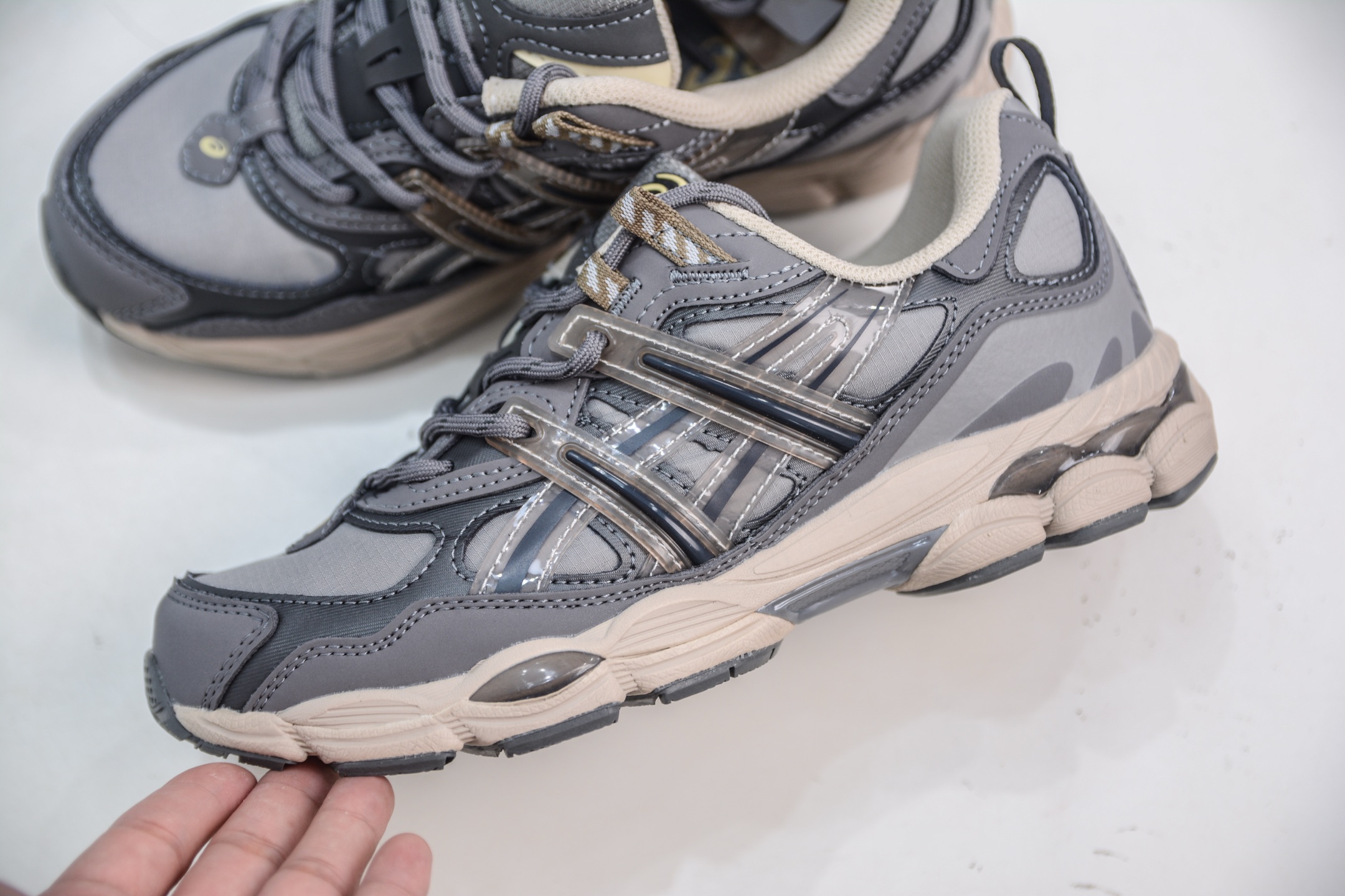 Asics Gel-N纯原版本 亚瑟士运动休闲透气专业跑鞋 1203A558-020