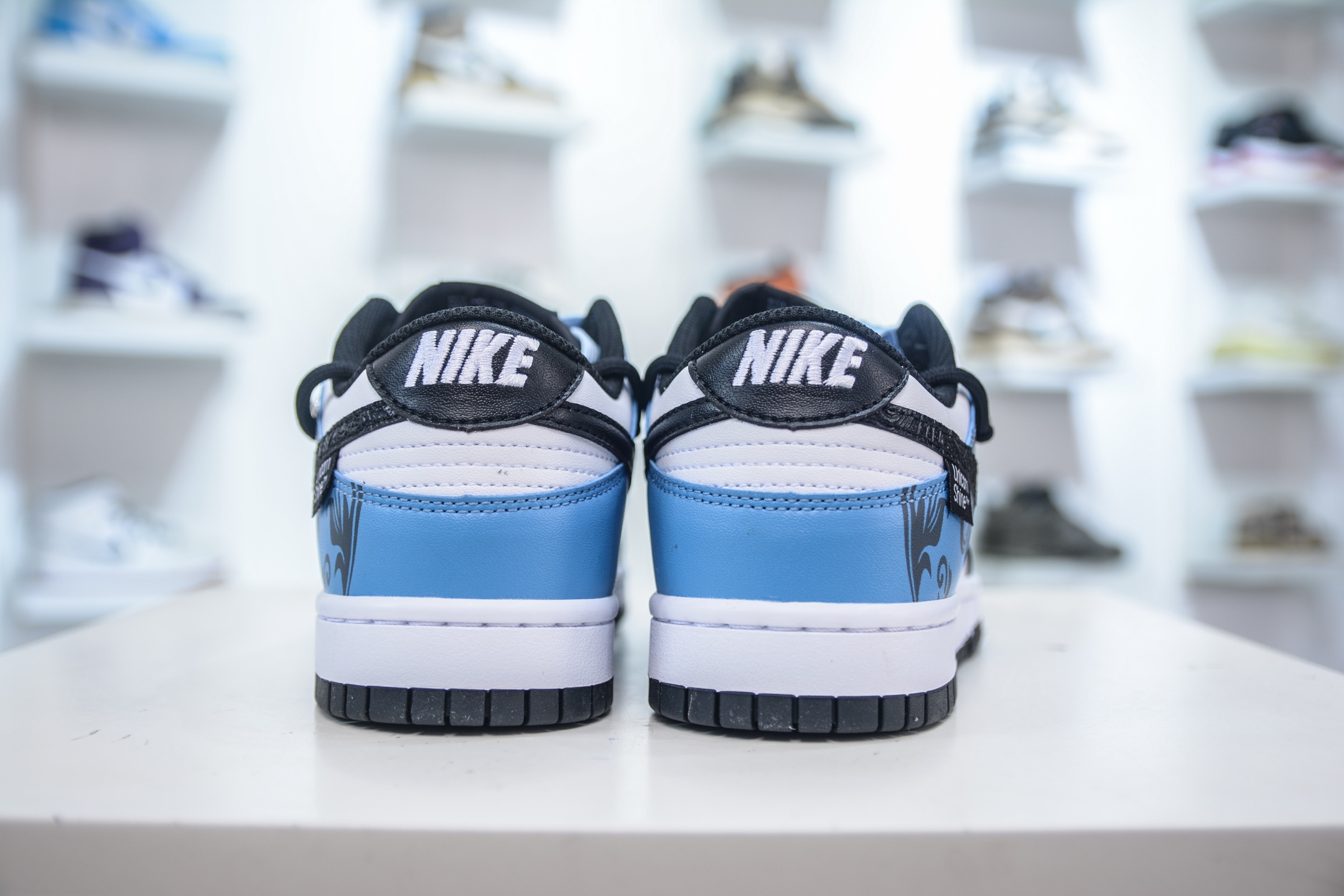 Nike SB Dunk Low 白黑蓝绑带 DD1391-100