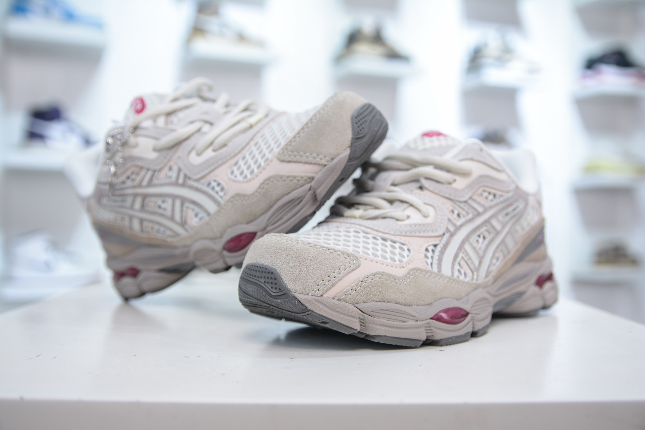 Asics Gel-N纯原版本 亚瑟士运动休闲透气专业跑鞋 1203A372-100