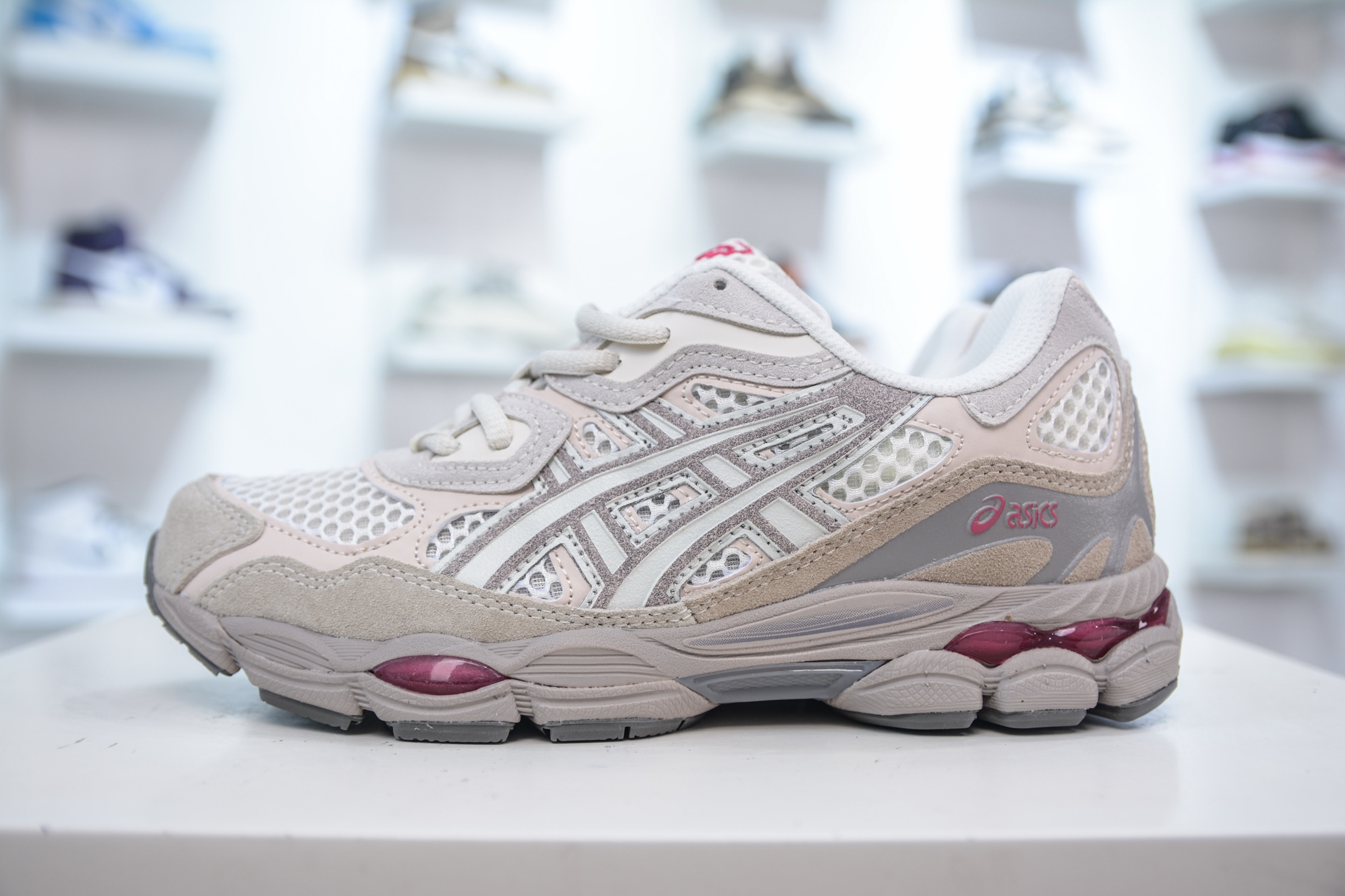 Asics Gel-N纯原版本 亚瑟士运动休闲透气专业跑鞋 1203A372-100