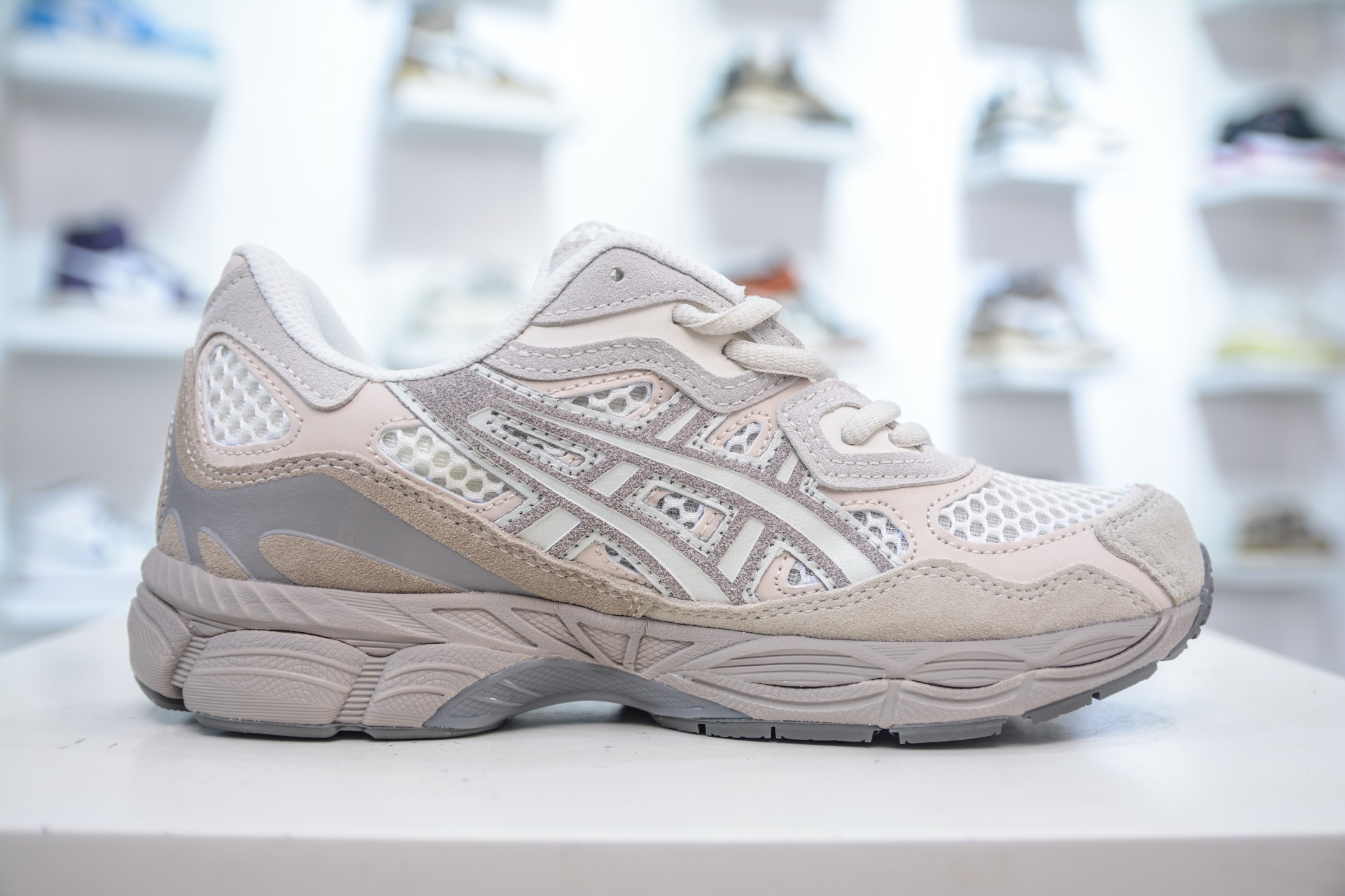 Asics Gel-N纯原版本 亚瑟士运动休闲透气专业跑鞋 1203A372-100