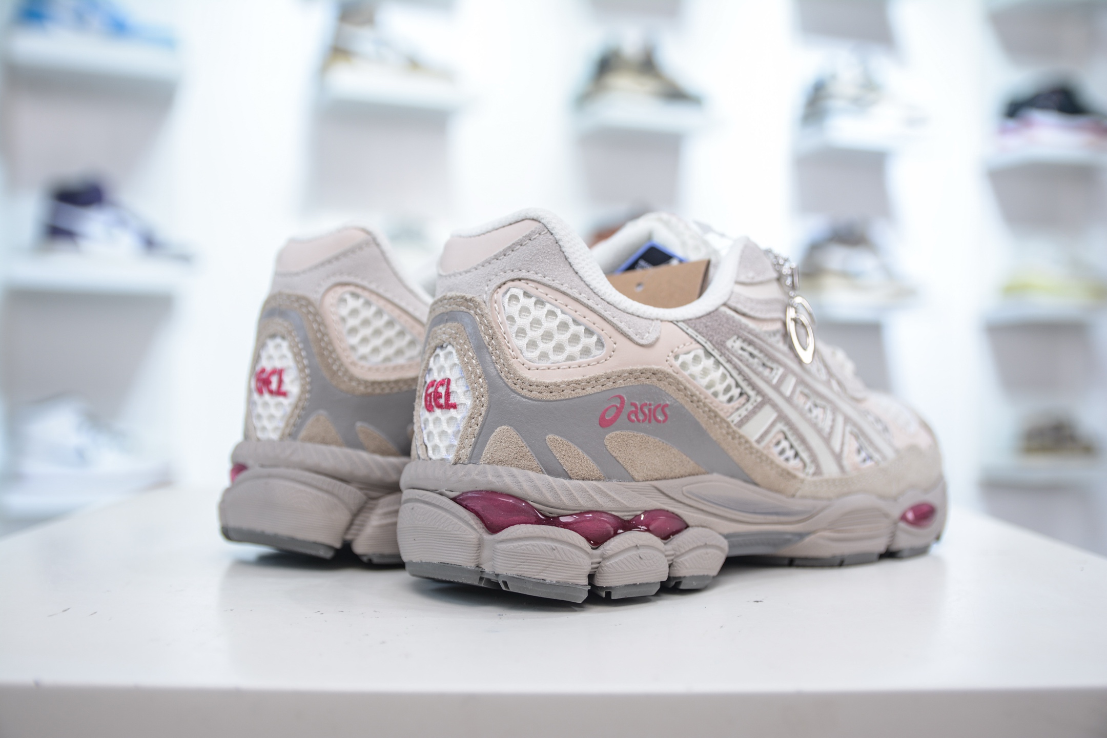 Asics Gel-N纯原版本 亚瑟士运动休闲透气专业跑鞋 1203A372-100
