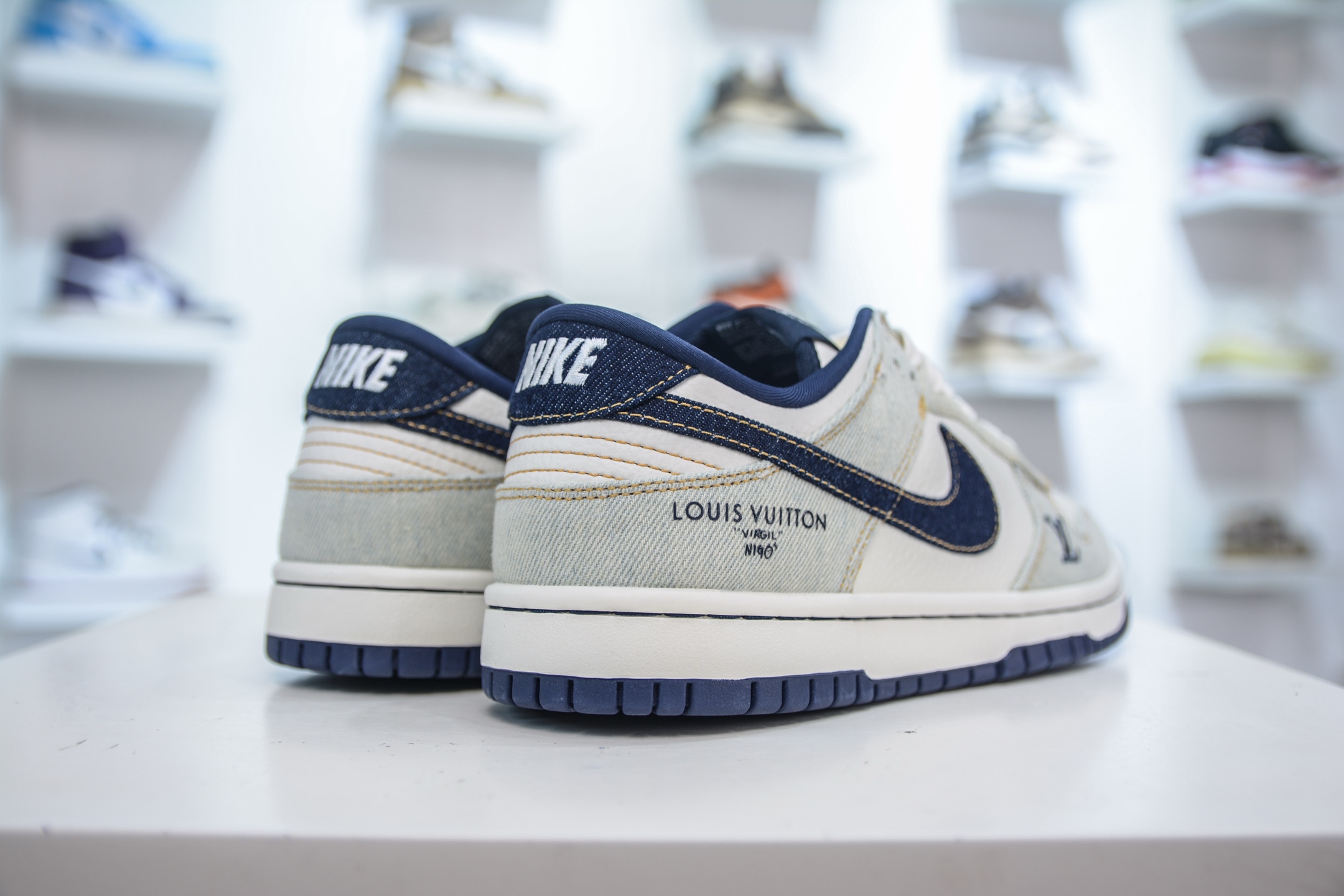 Nike SB Dunk Low x Louis VuittLV联名-青蓝牛仔 SC0601-450