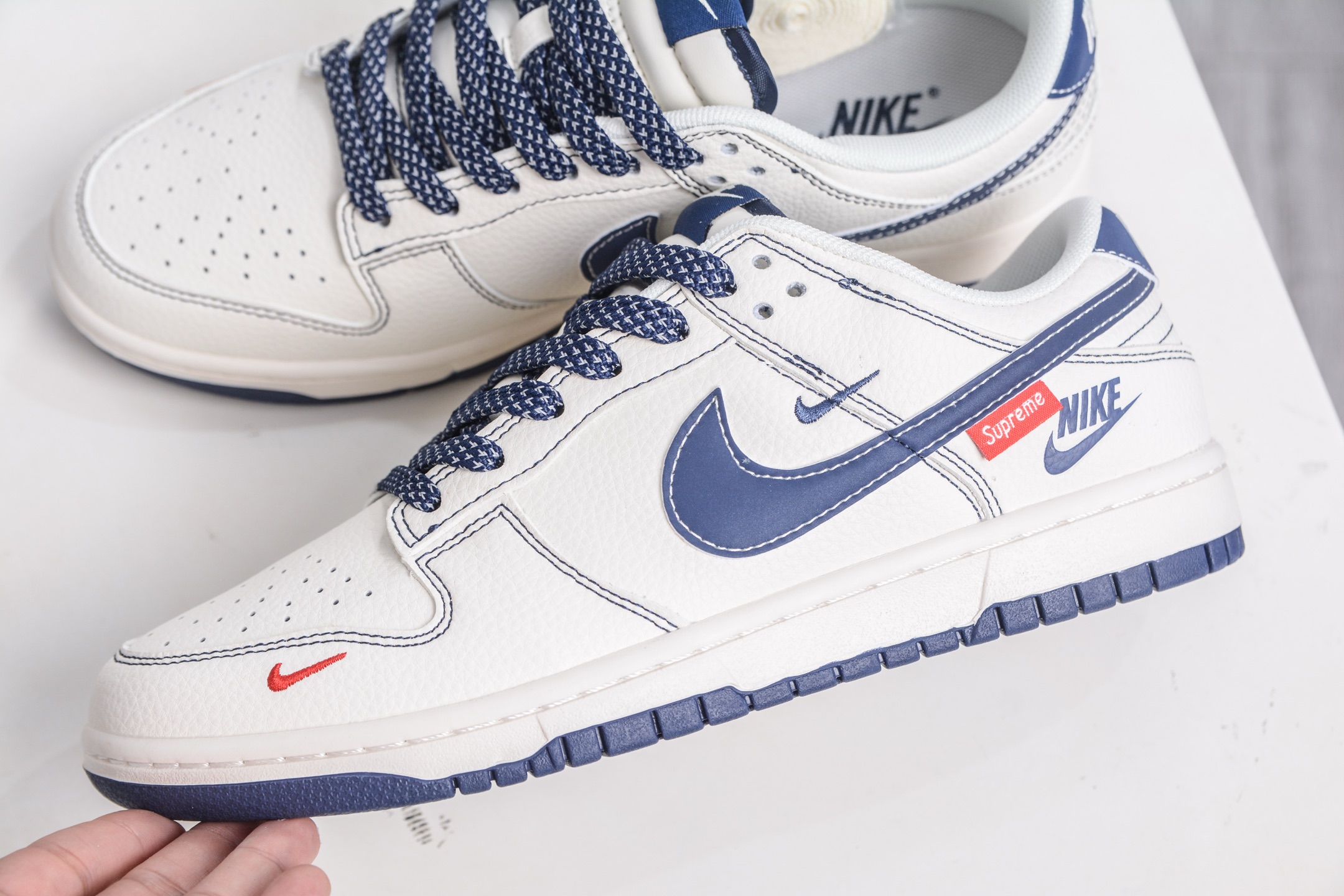 270 Nike SB Dunk Low x Superme SUP联名-米蓝 HH7518-083
