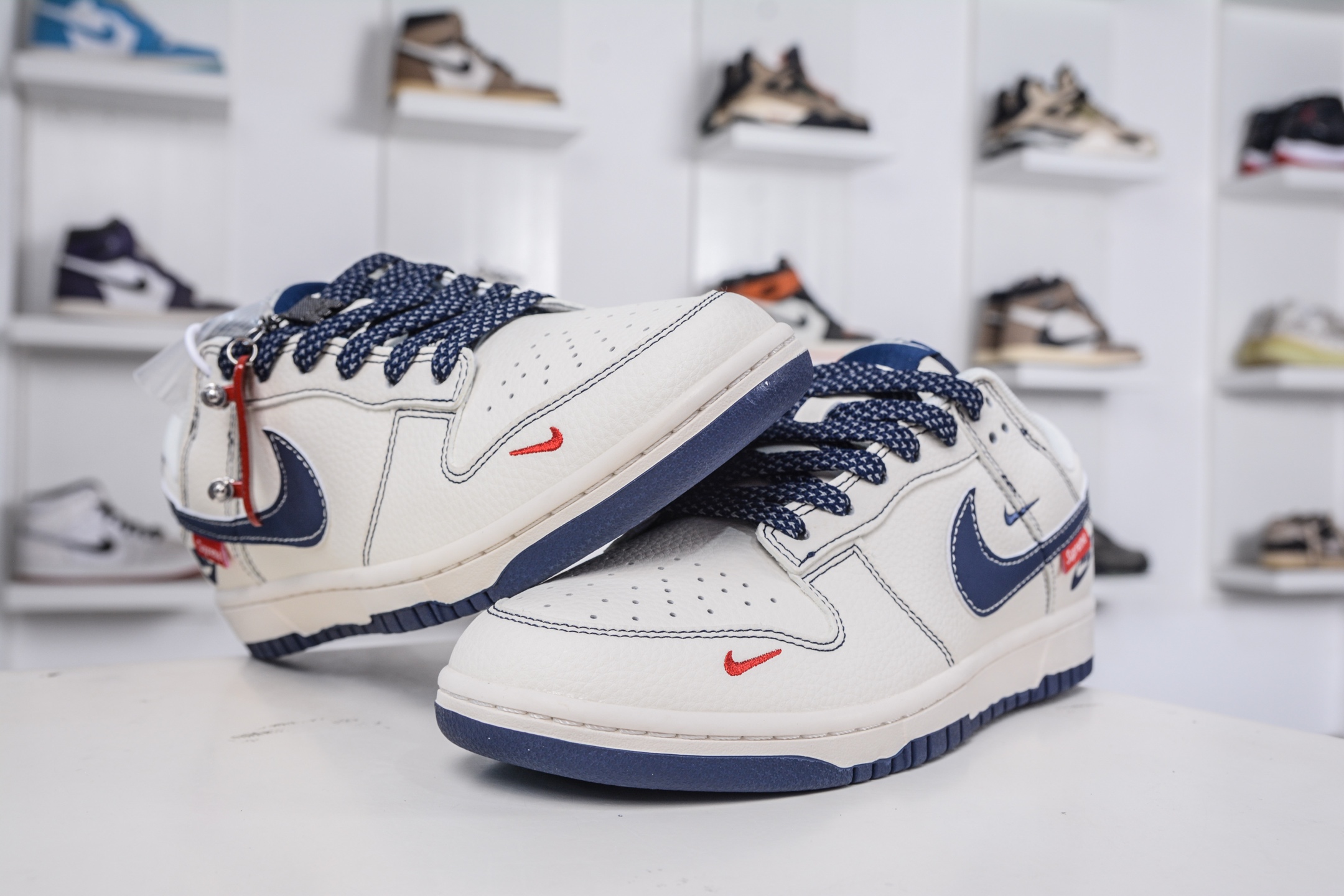 270 Nike SB Dunk Low x Superme SUP联名-米蓝 HH7518-083