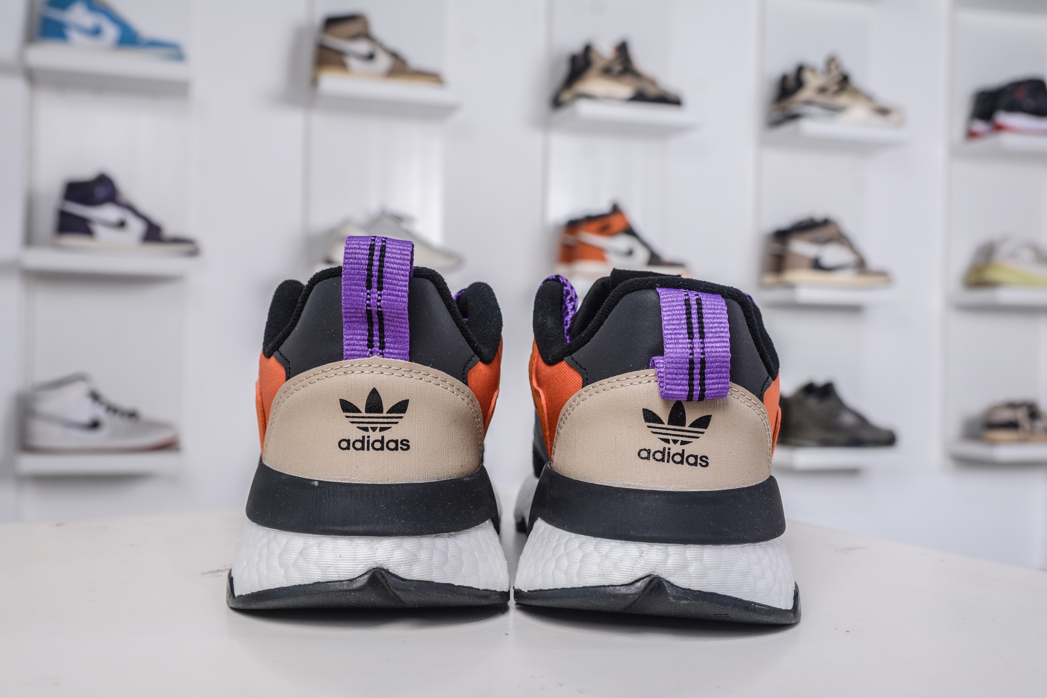 170 AD originals Nite Jogger Pride 夜行者减震耐磨低帮反光复古休闲百搭运动跑鞋 FZ3664