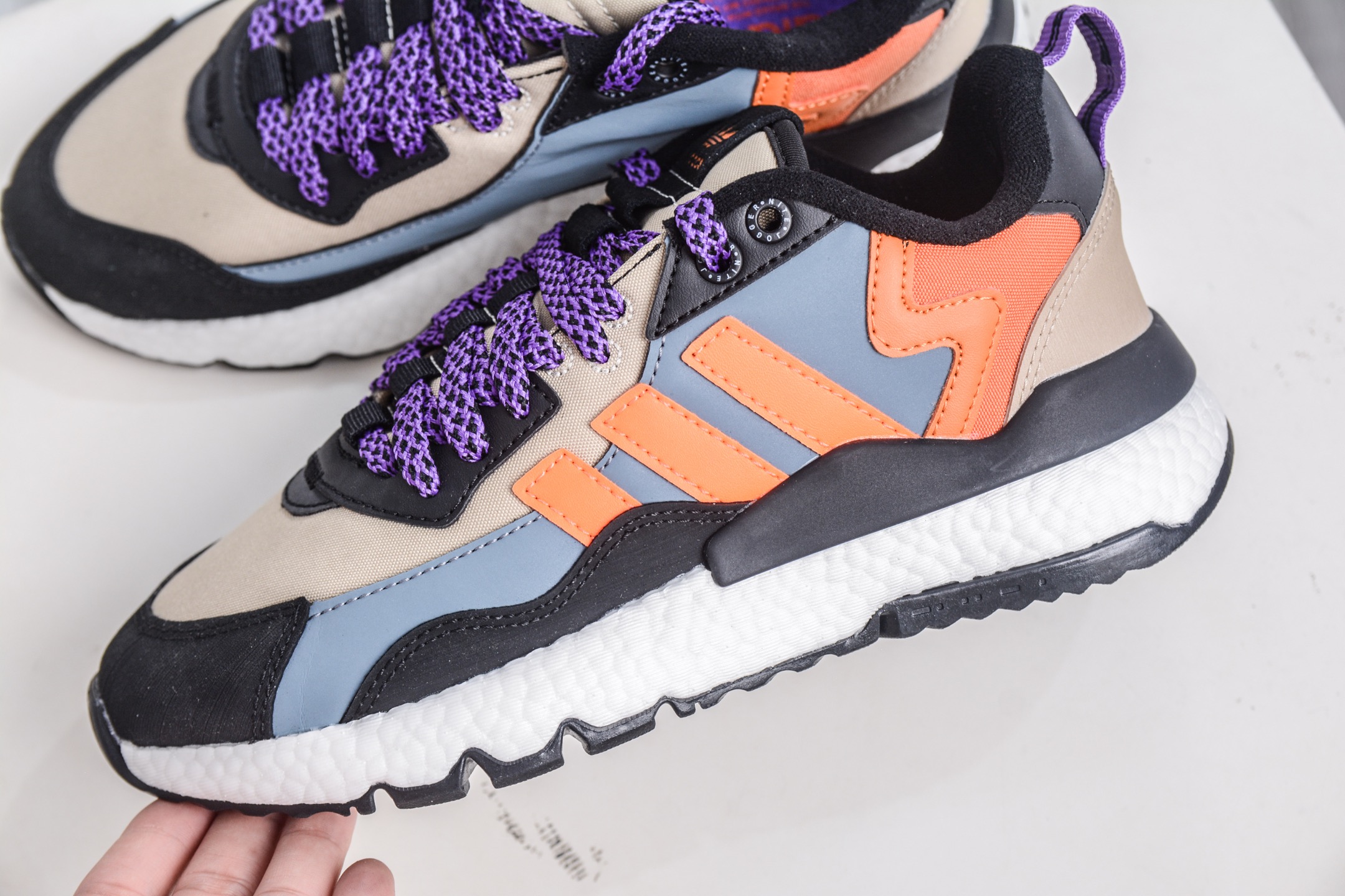 170 AD originals Nite Jogger Pride 夜行者减震耐磨低帮反光复古休闲百搭运动跑鞋 FZ3664