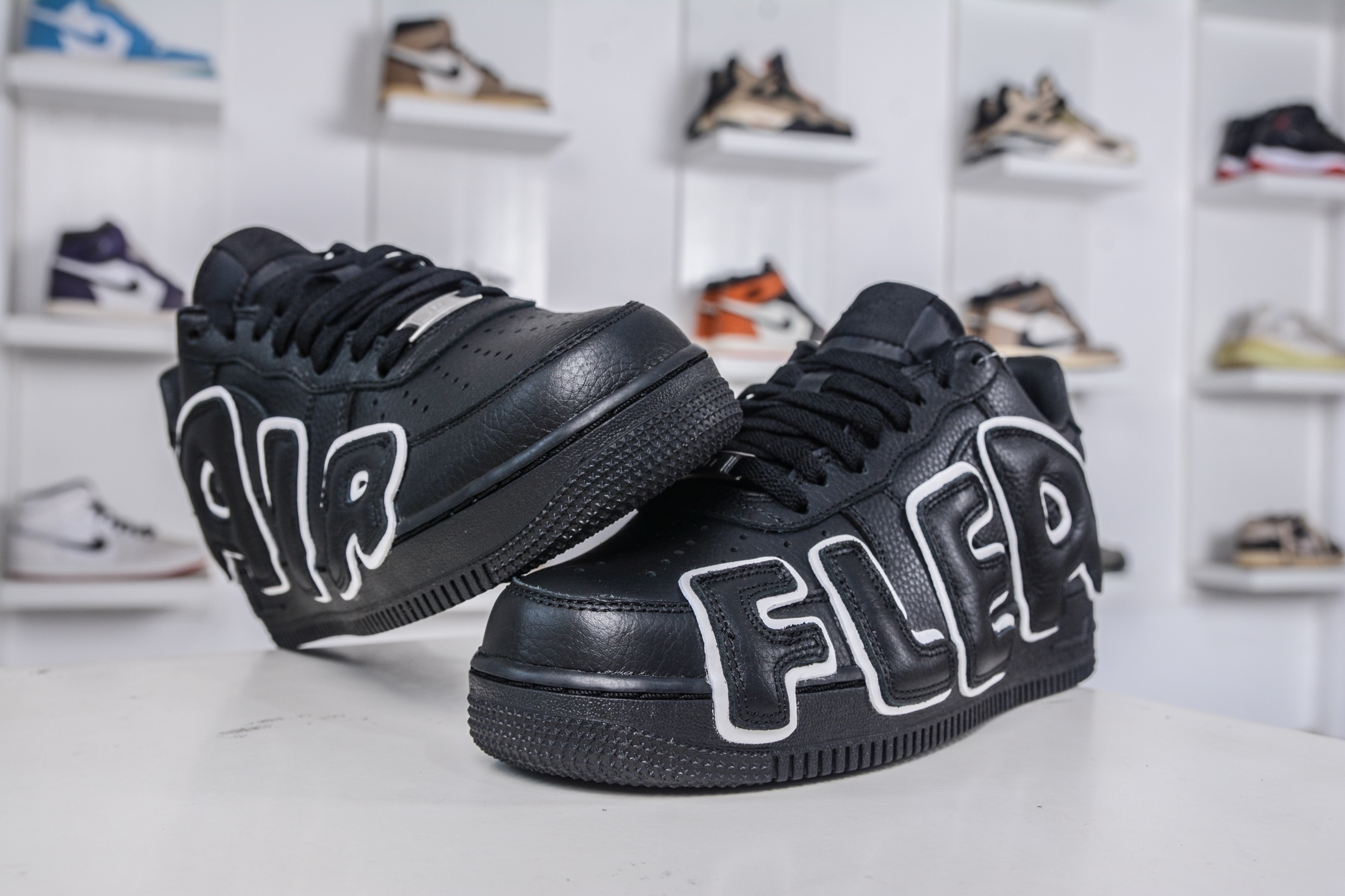 350 TOP纯原 CPFM x NK Air Force 1 07 Low 空军一号系列低帮经典百搭休闲运动板鞋“联名放大补丁字母” HJ8463-001