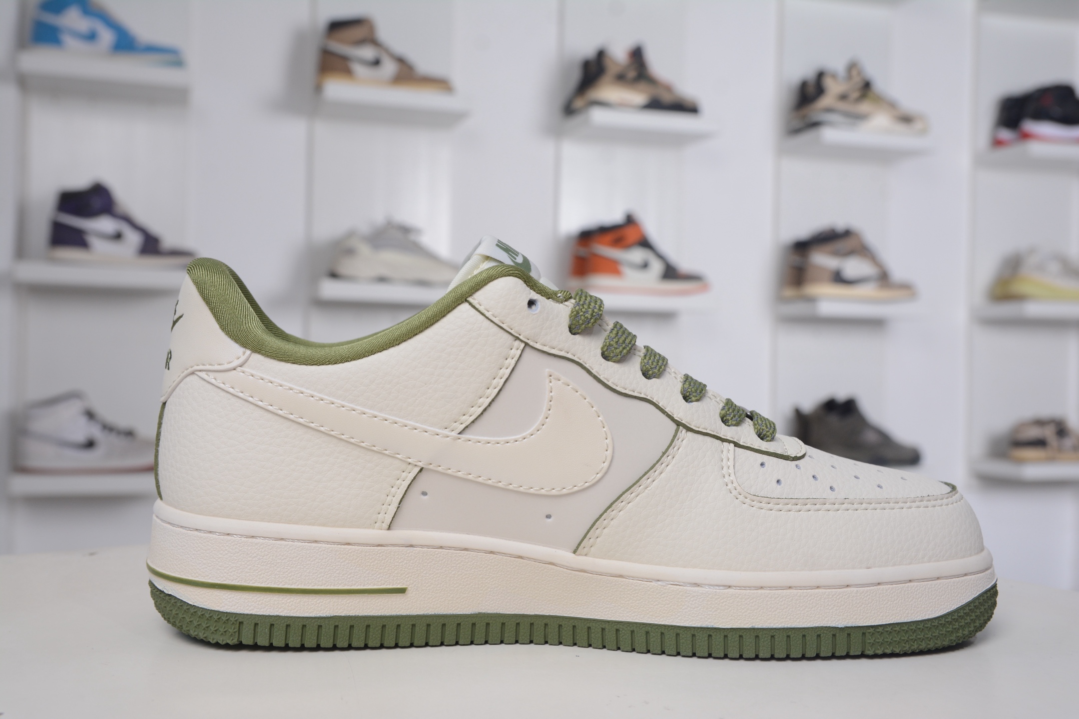 260 Nike Air Force 1 Low 07 x Supreme SUP联名-白绿 XX3168-221