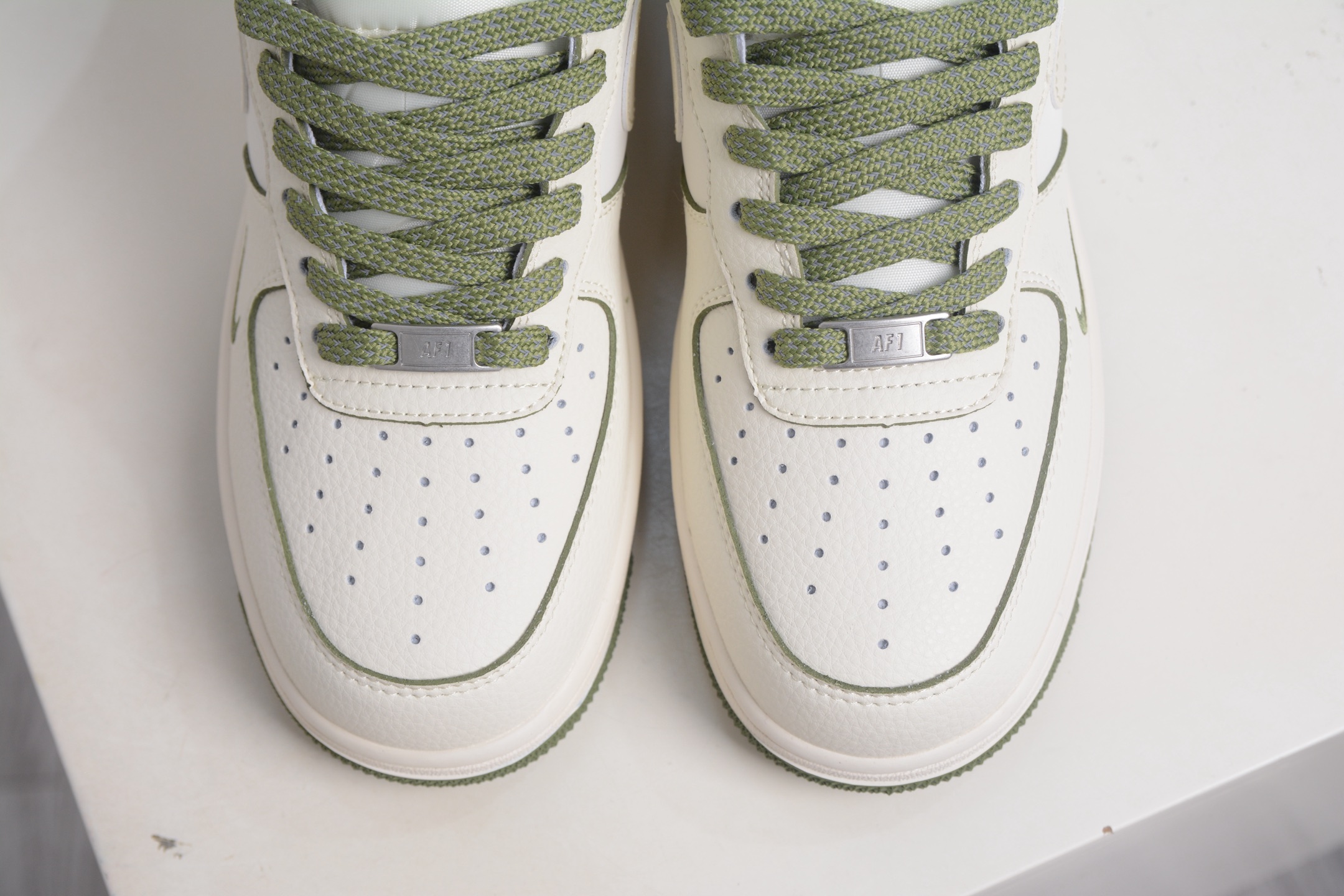 260 Nike Air Force 1 Low 07 x Supreme SUP联名-白绿 XX3168-221