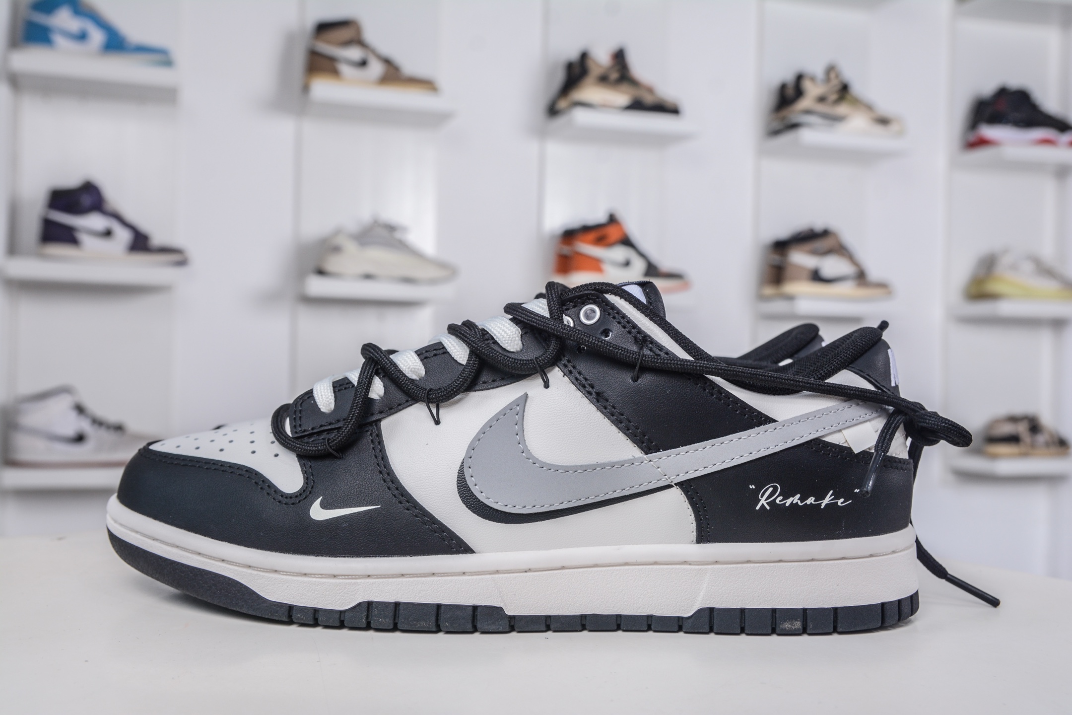 Nike Dunk Low 'Star Fragment' White/Black Sneakers - Urban Style & Comfort