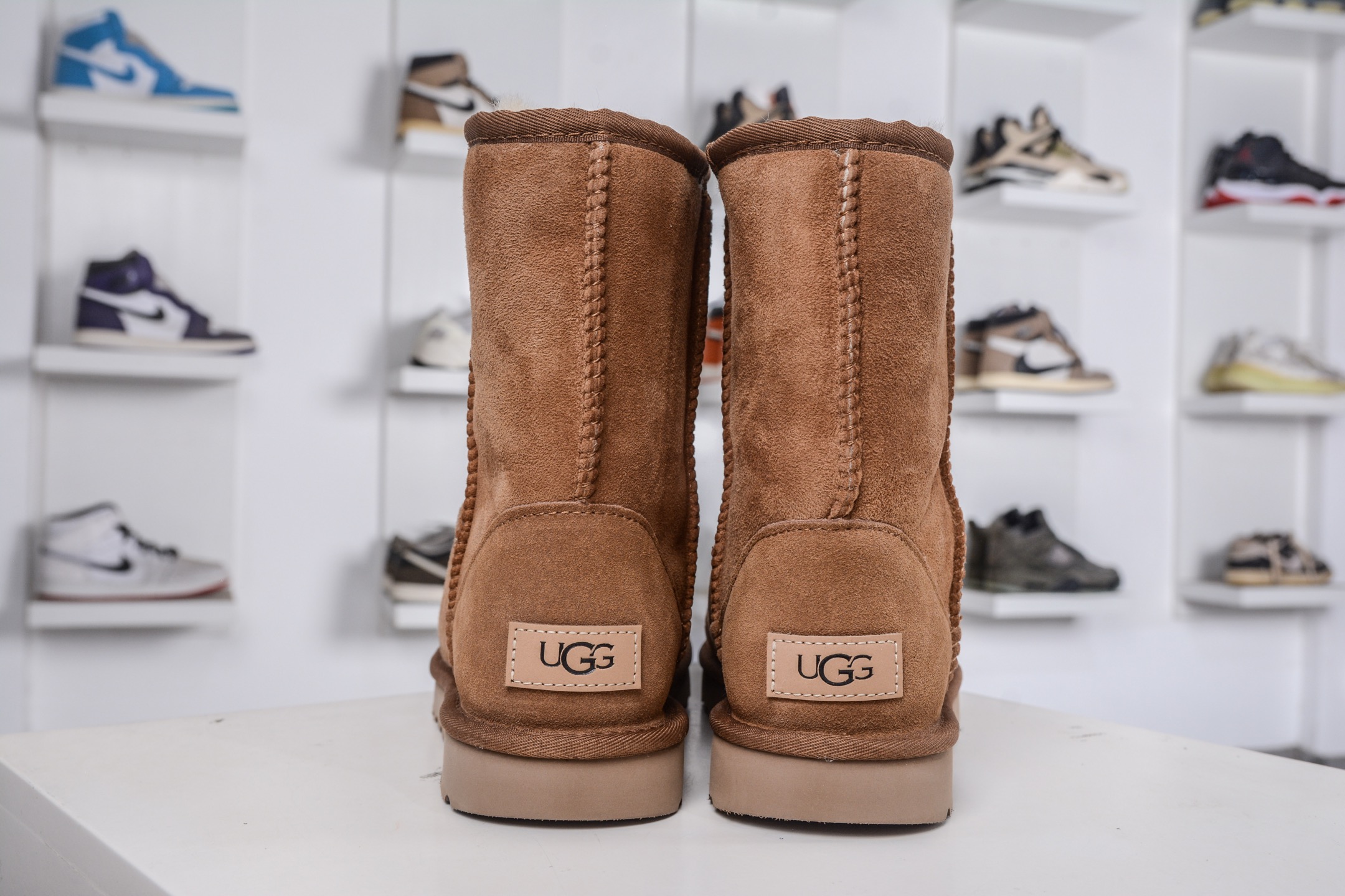 Ugg Classic Women's Chestnut Mid-Calf Sheepskin Winter Boots - Warm & Stylish 3 i1760979837111 4642 0 1